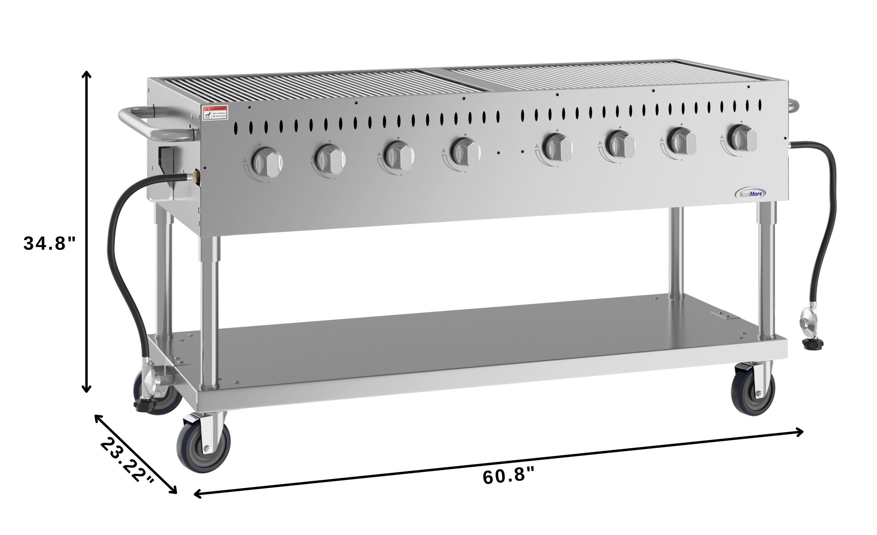 KoolMore LOW-KM-CGM-60 Gas-Grill - View #8