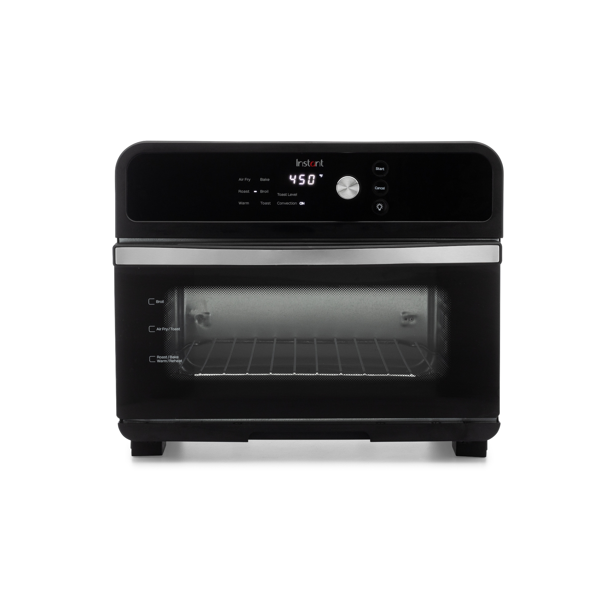 Instant Brands 18L Omni Plus Toaster Oven in Black and Silver