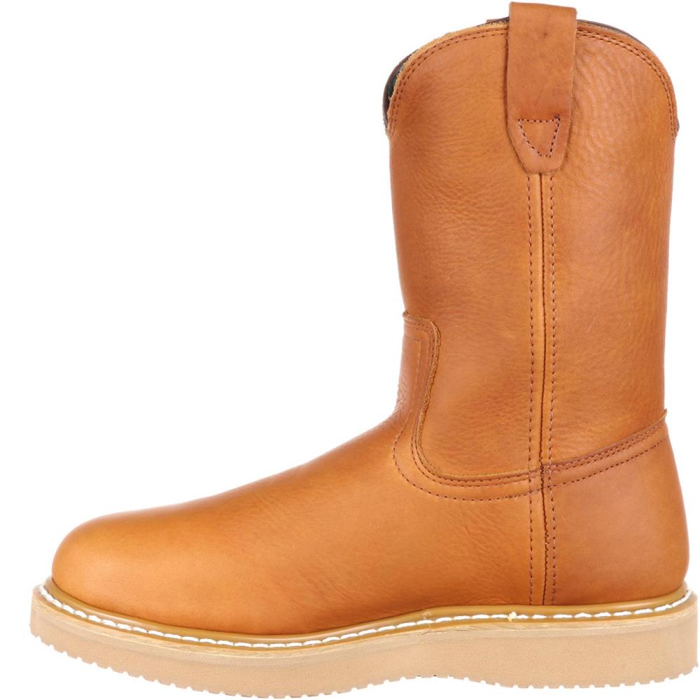 Georgia Boot Mens Barracuda Gold Waterproof Work Boots Size: 11.5 Medium in  the Footwear department at Lowes.com