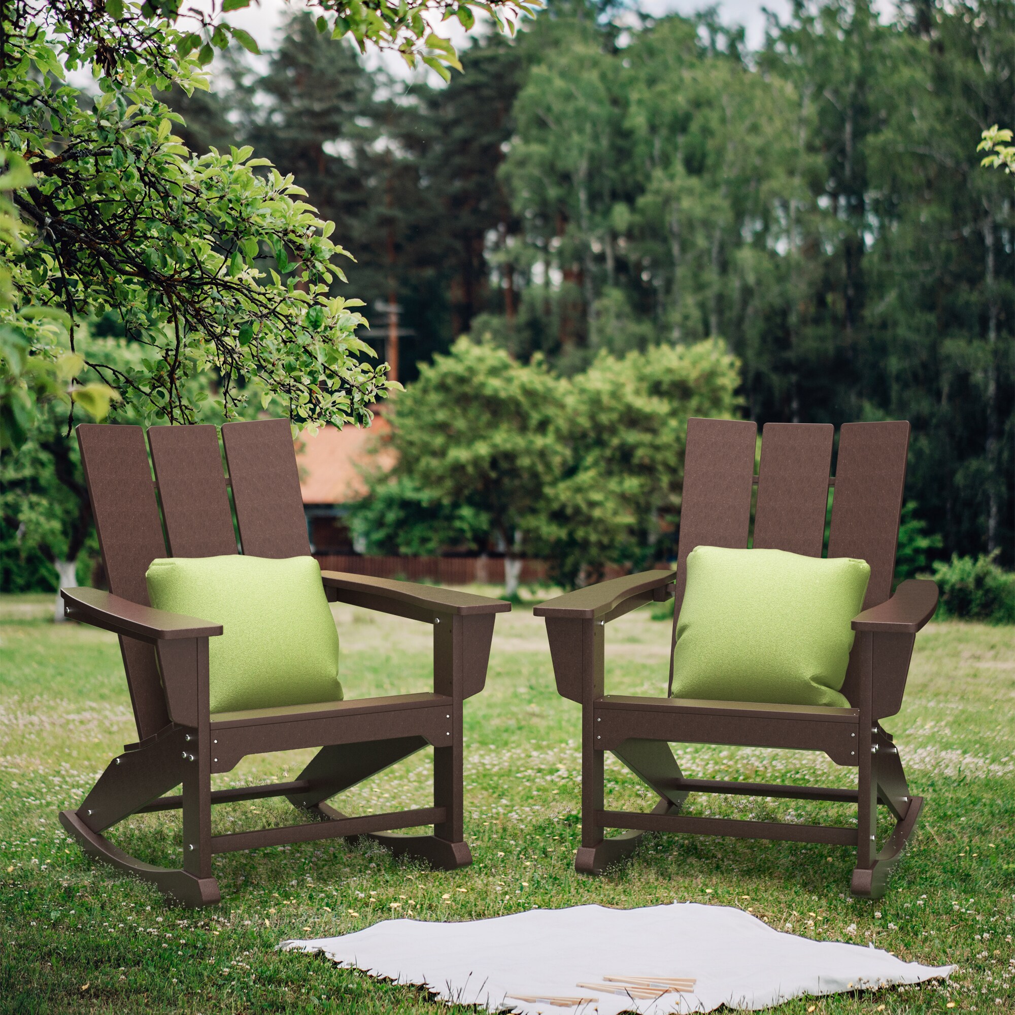Poly furniture RC-HE02-BR Patio-Chairs - View #4