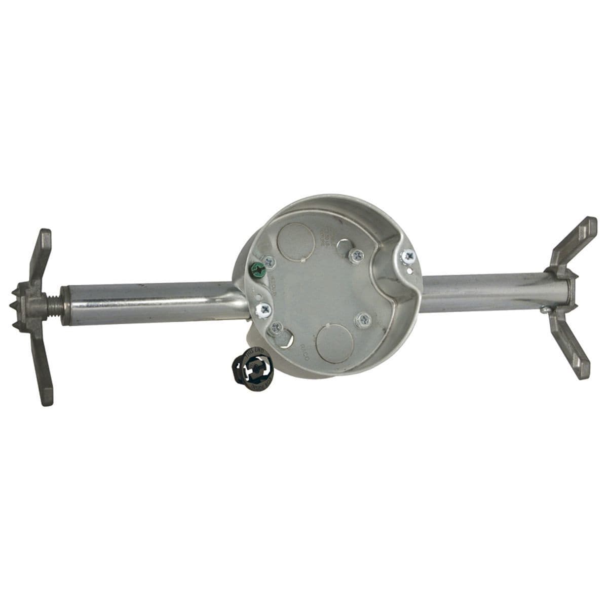 Hubbell 424105 Universal 14-in Gray Steel Indoor Ceiling Fan Ceiling brace kit Mounting hardware
