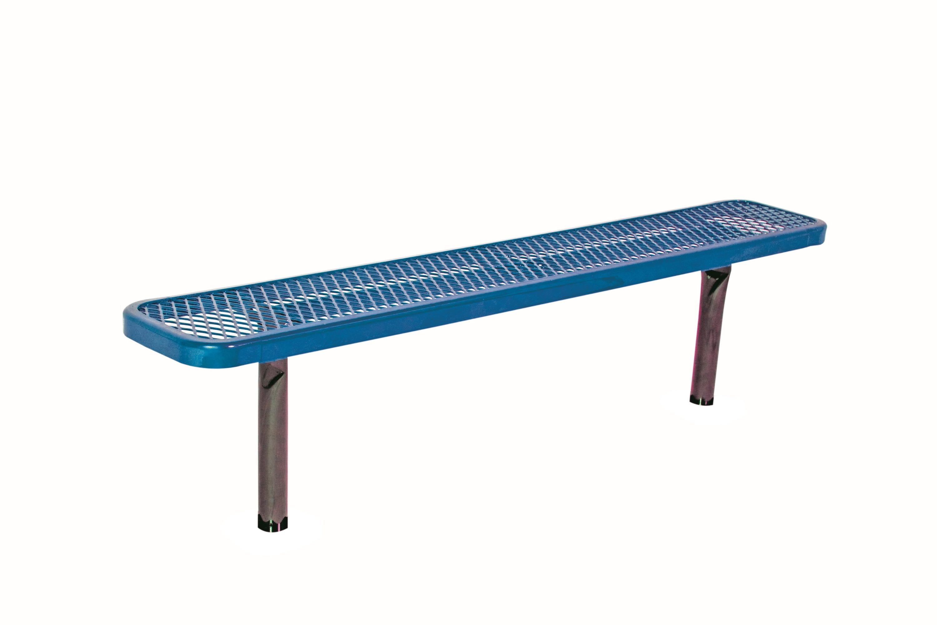 UltraPlay PBK942S-V6B 72-in L Steel Park Bench