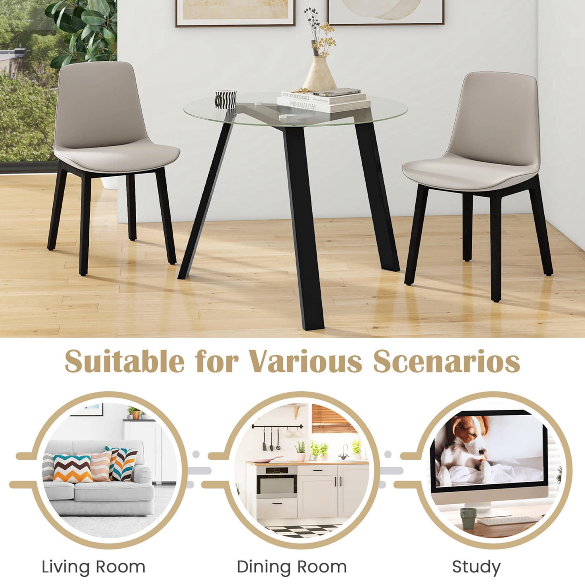 Costway HCST03055 Dining-Tables - View #4
