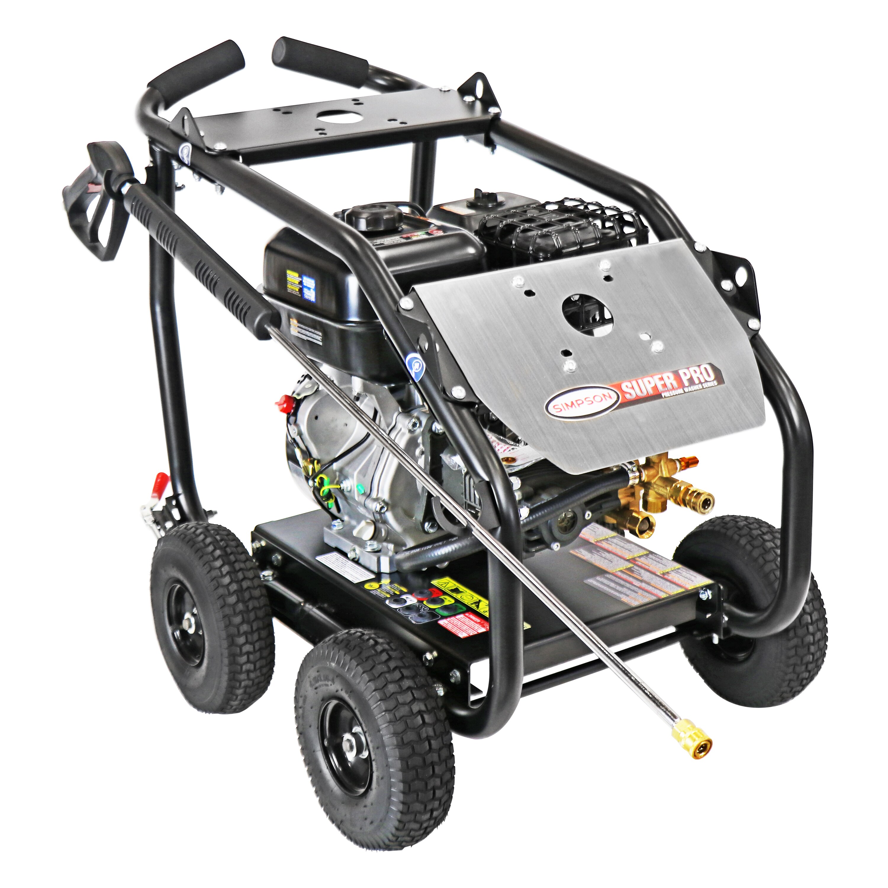 Simpson 49 State Superpro Roll Cage 4 Gpm 4400 Psi 4 Gpm Cold Water Gas Pressure Washer With 5 3403