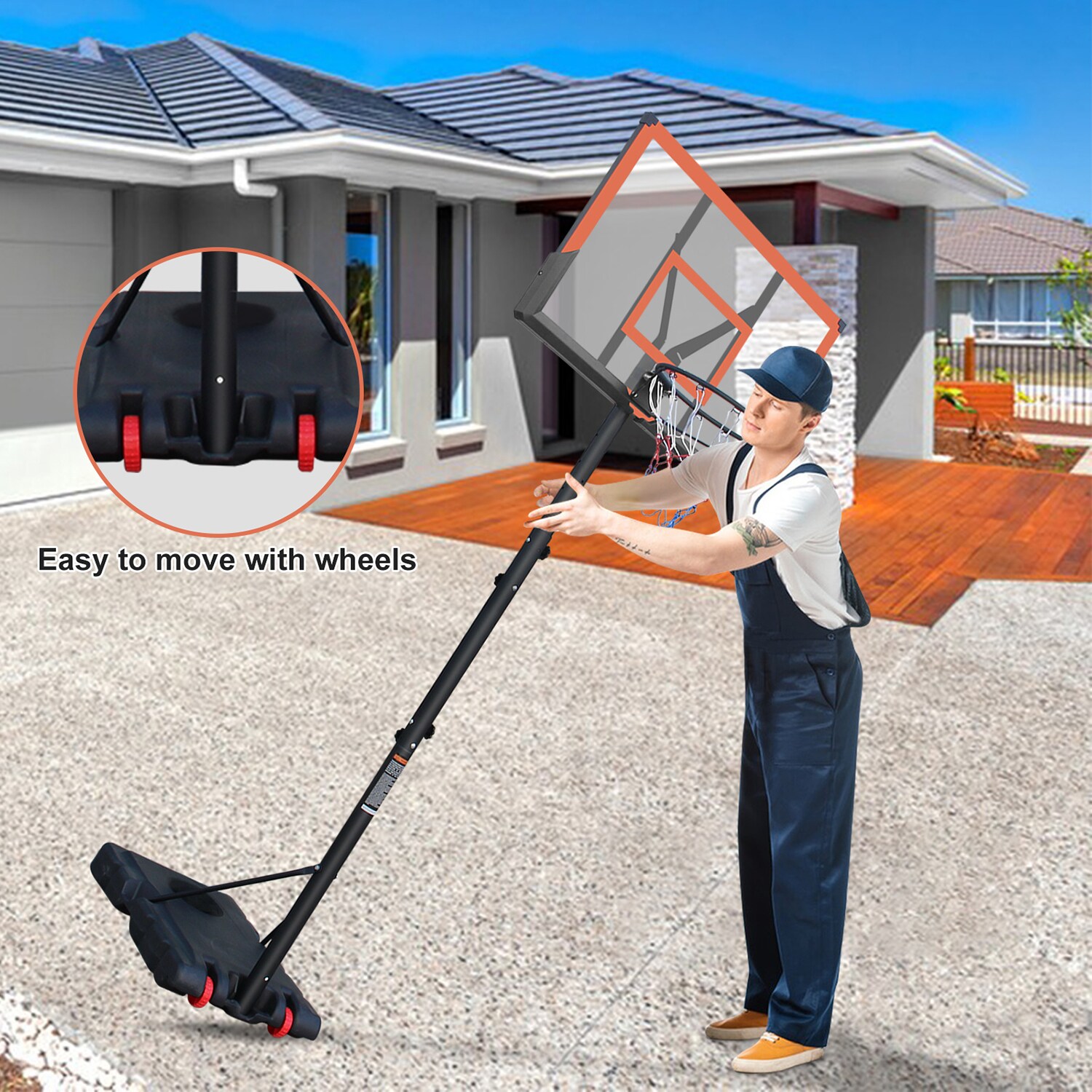 GZMR SPJS-1854-BK Basketball-System - View #8