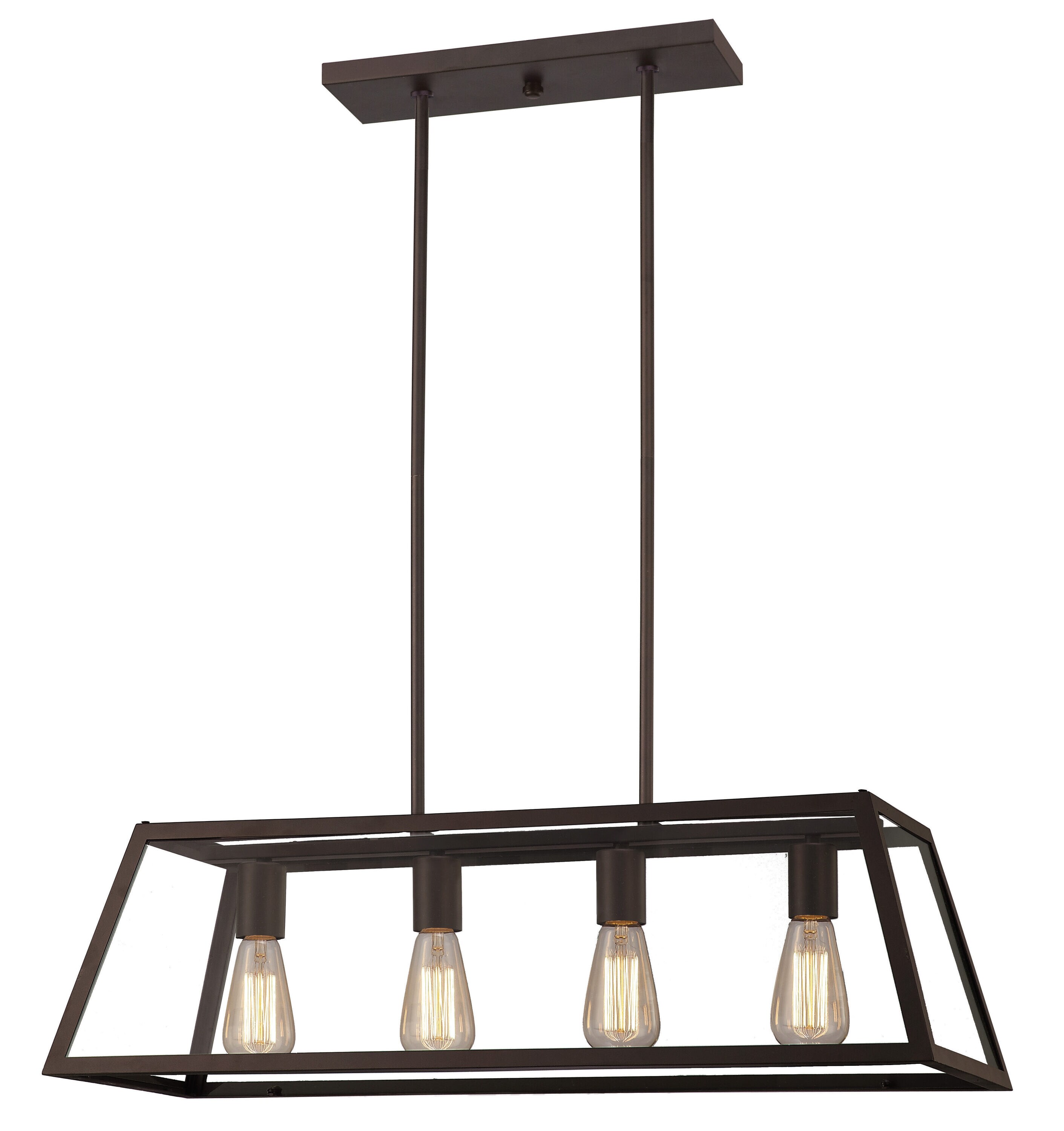 Canarm Ltd Flynn 4 Light Orb Industrial Dry Rated Chandelier In The   16872847 