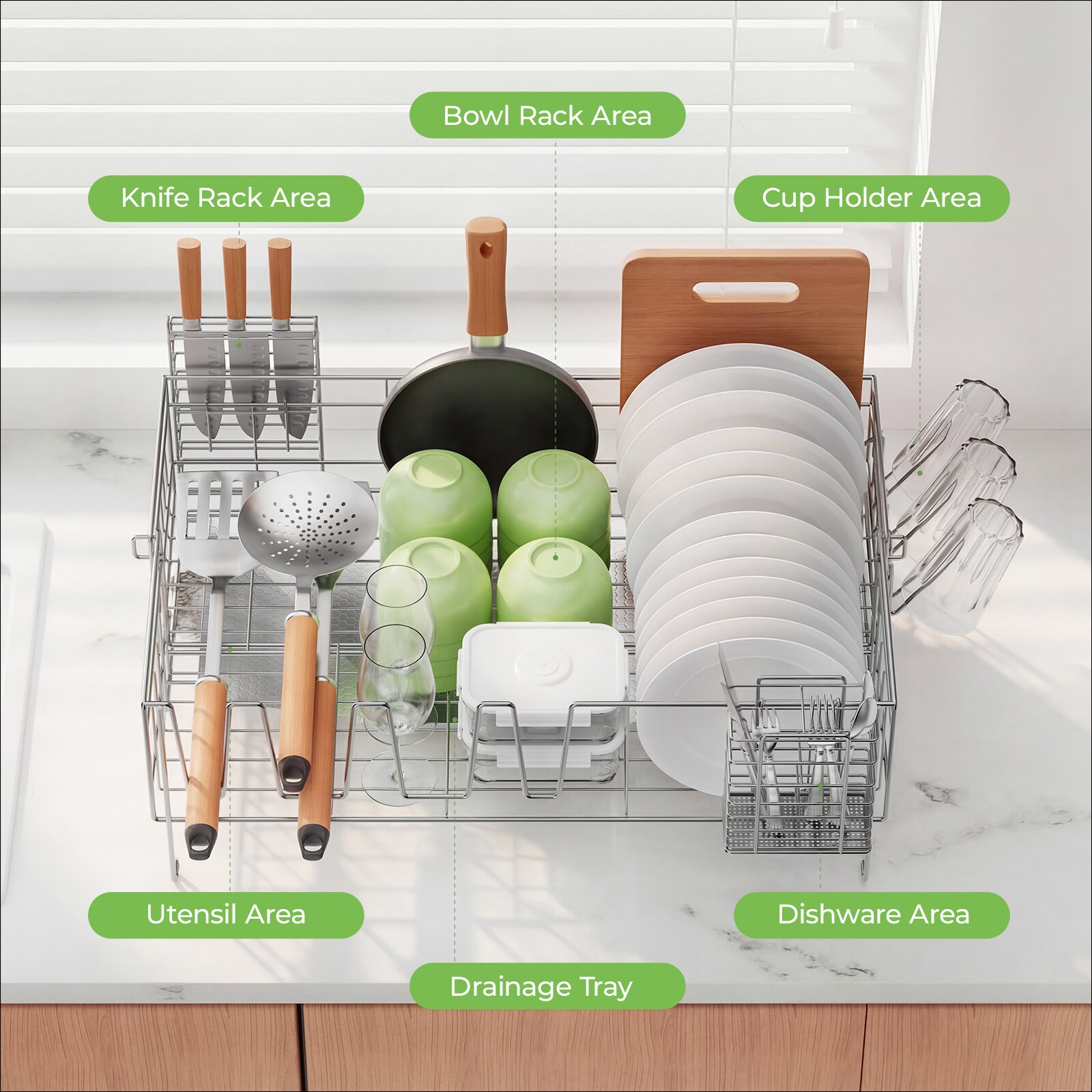 Fenbeli LTLWFL103 Dish-Racks-Trays - View #3