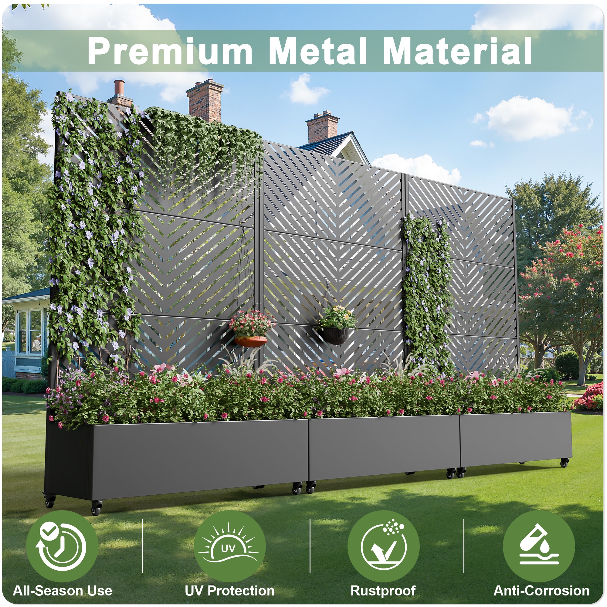 Misty Moon LW0409-RPB-ZZX060 Raised-Planter-Boxes - View #5