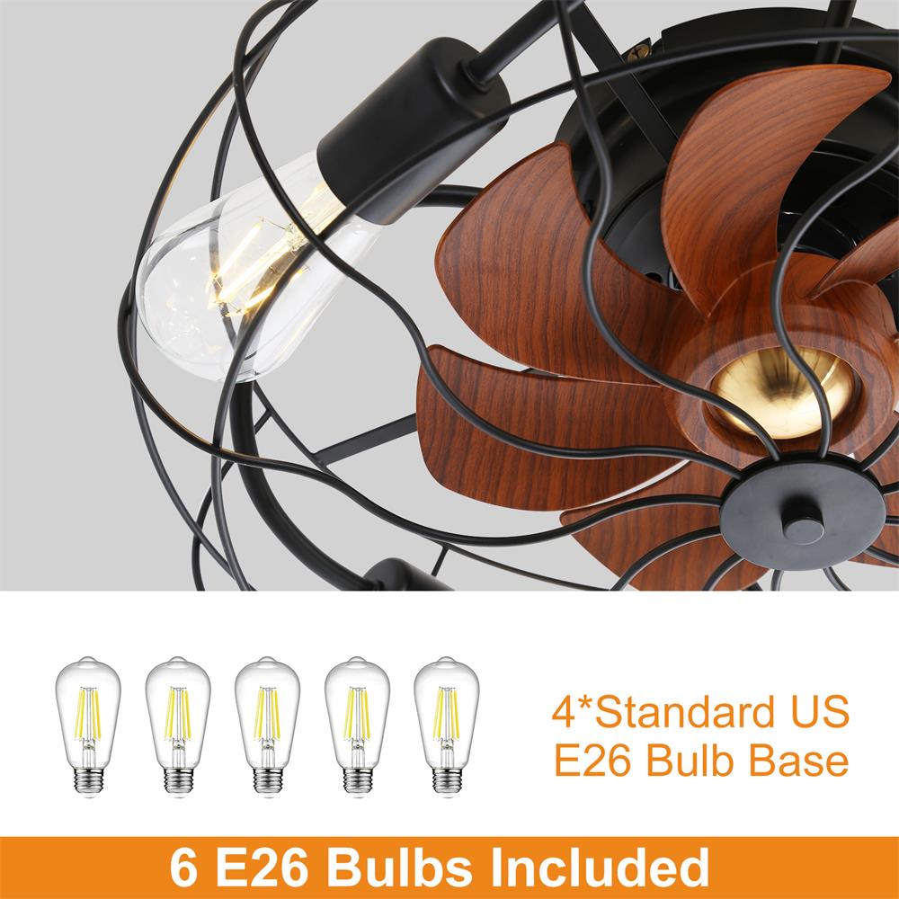 Sofucor LW-W20K001-BK-MW Ceiling-Fans - View #3