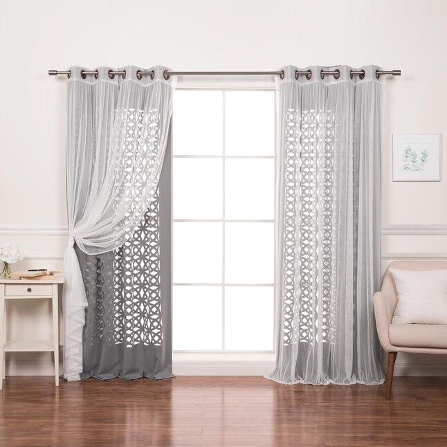 Room Darkening Grommet Curtain Panel, Best Curtains For Grey Living Room