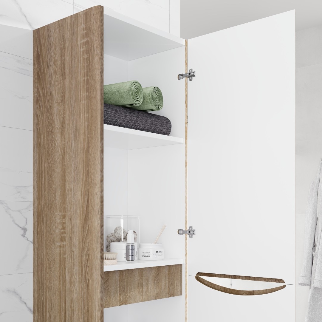 Eviva EVCB15-16WHOK Linen-Cabinets - View #4