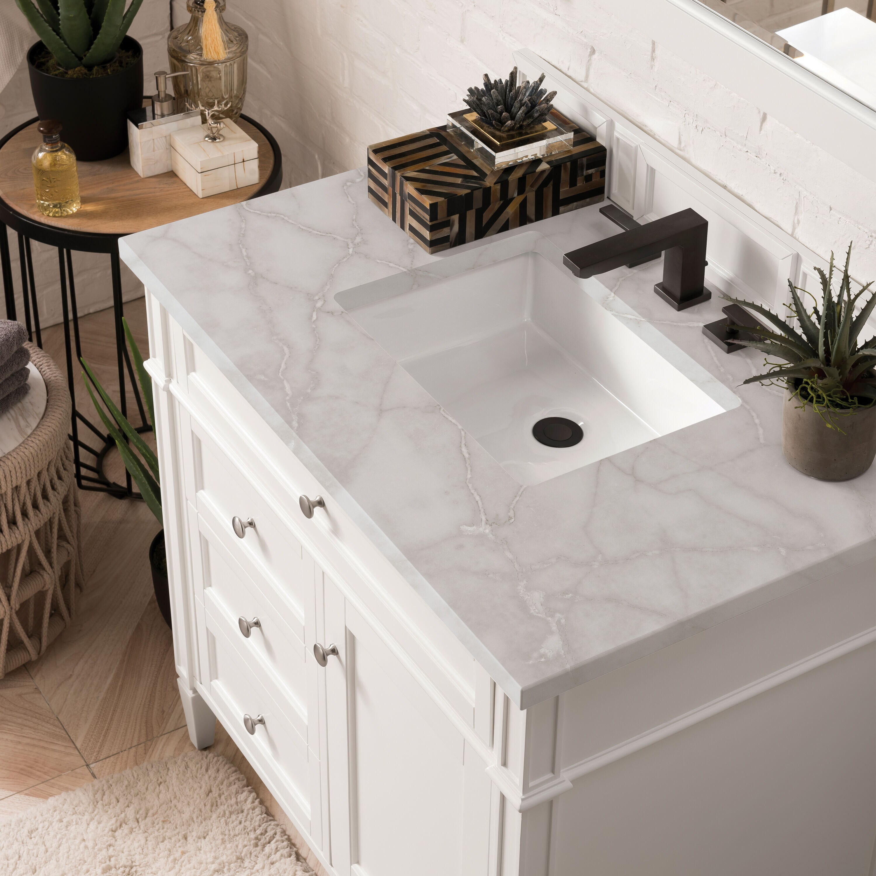 James Martin Vanities 655-V36-BW-3VSL Bath-Vanity-Combo - View #5