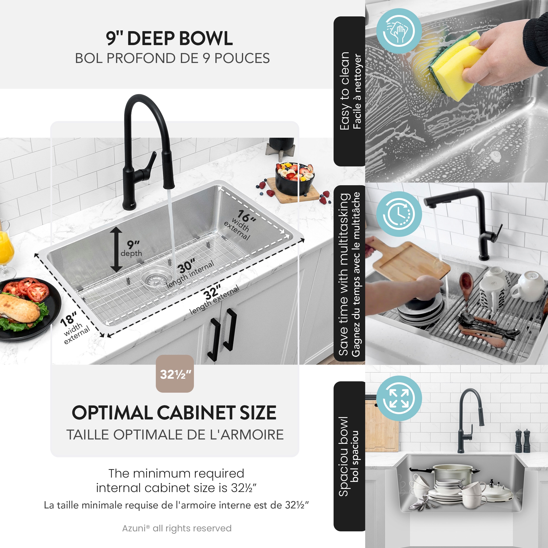 Azuni C132 Kitchen-Sinks - View #4
