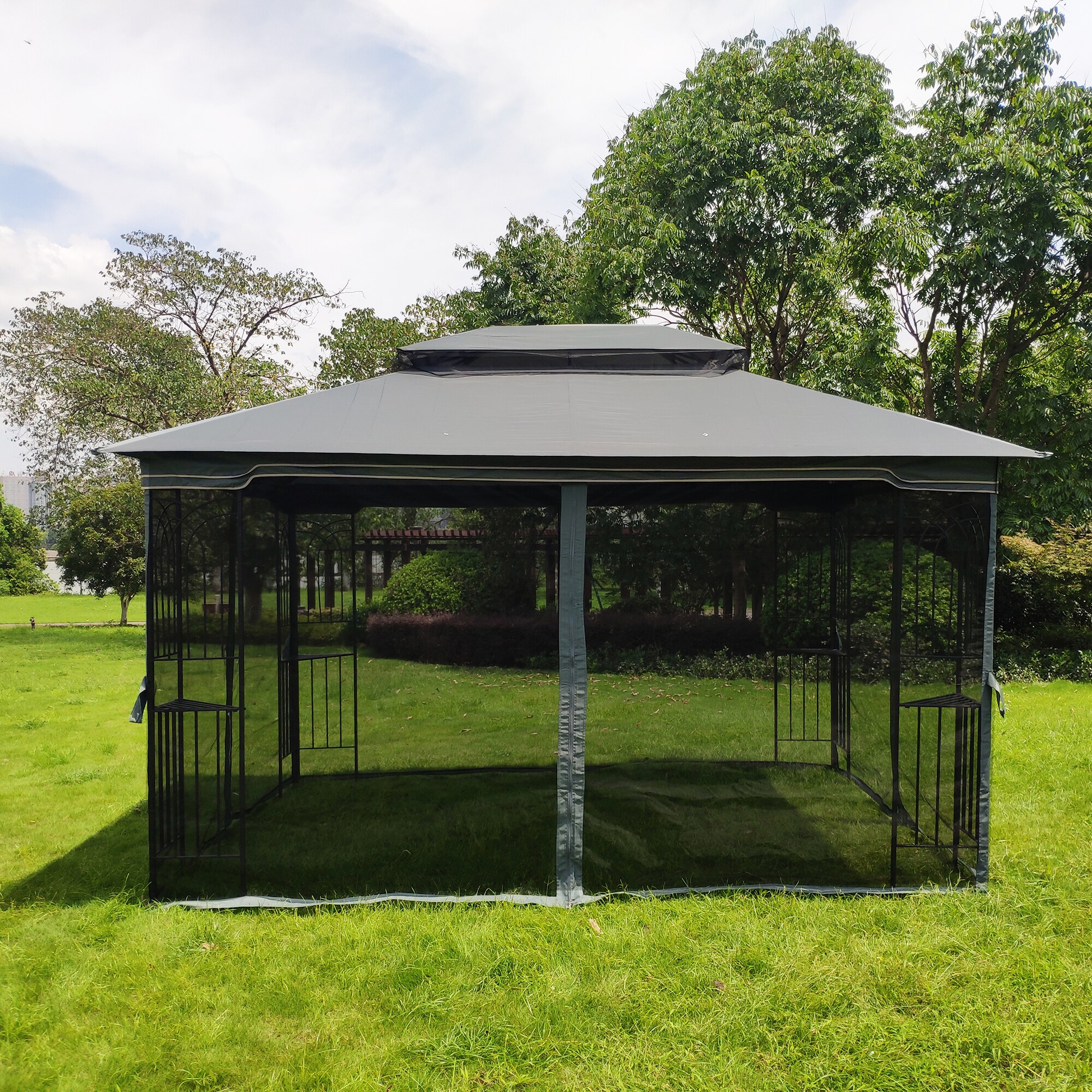 CASAINC CA014G-A Wood-Resin-Gazebos - View #6