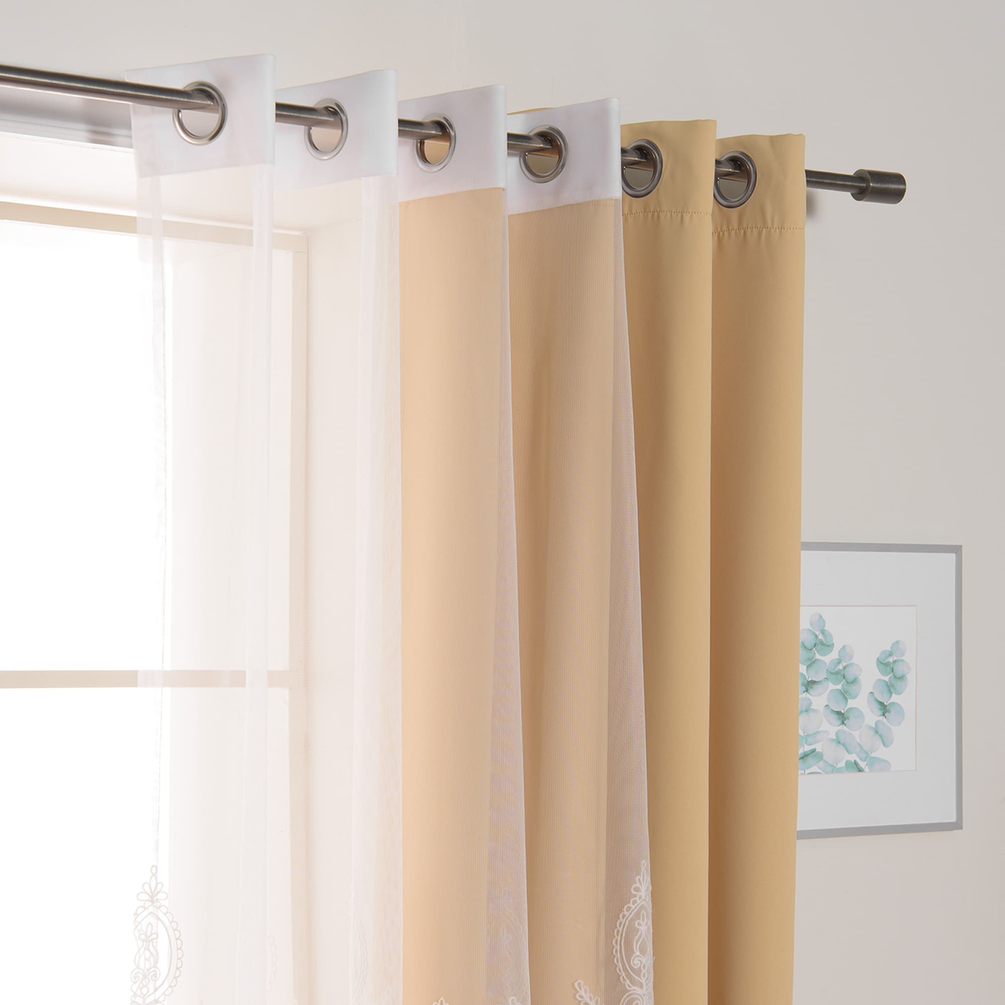 Best Home Fashion MM-TRELLIS-96-SUNLGT curtains - View #4