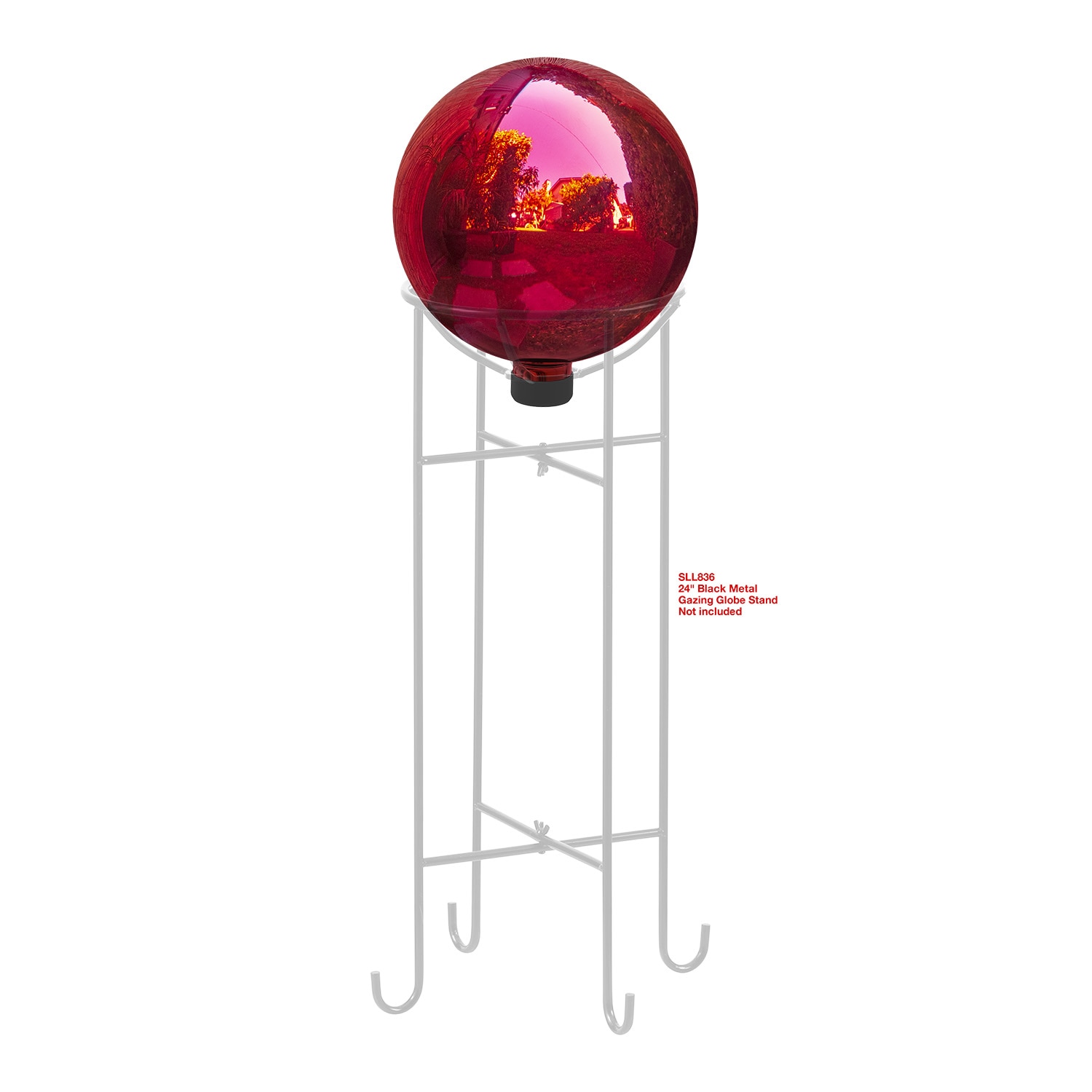 Alpine Corporation GLB292RD Gazing-Ball-Stand - View #10