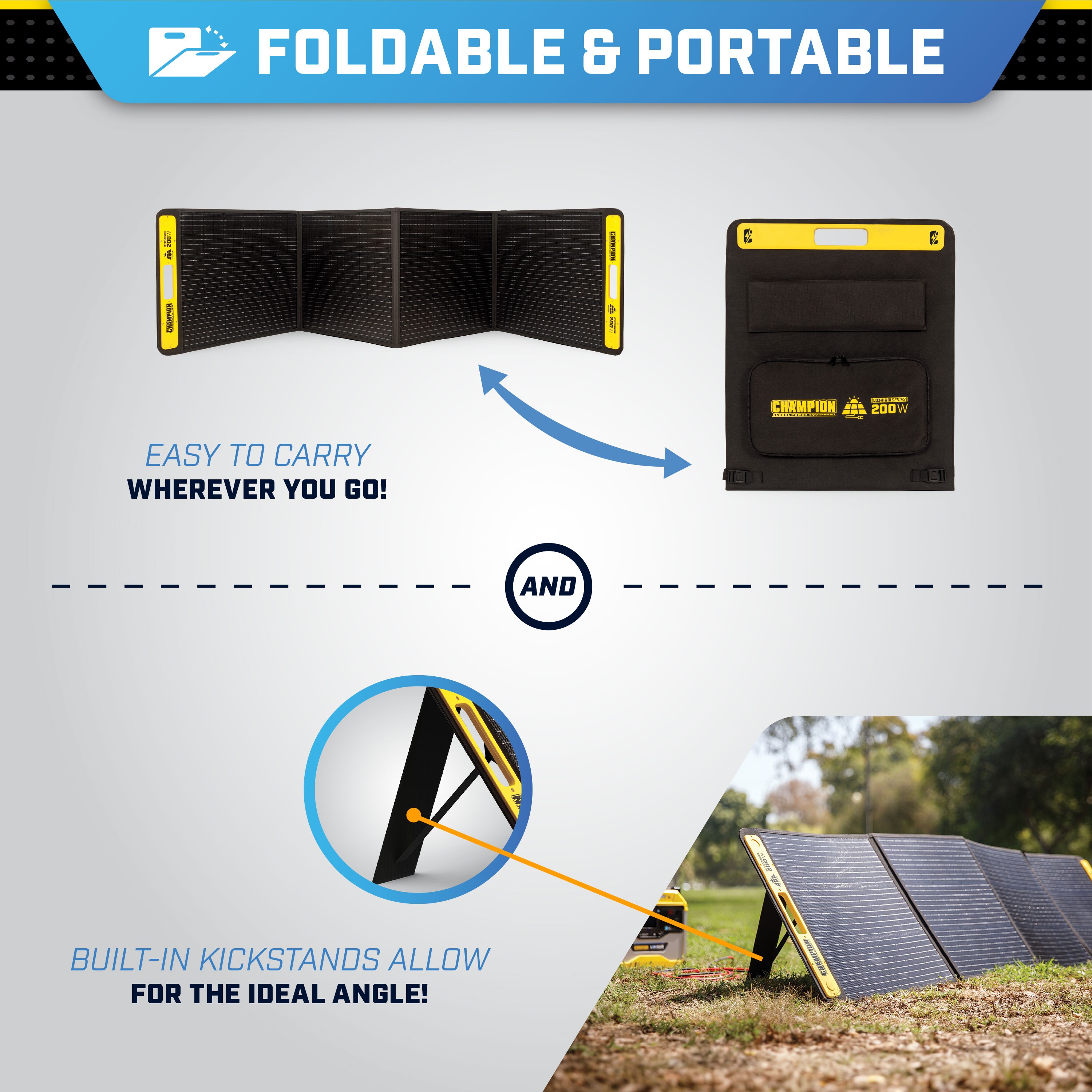 Champion Power Equipment 201247 Portable-Solar-Panels - View #3