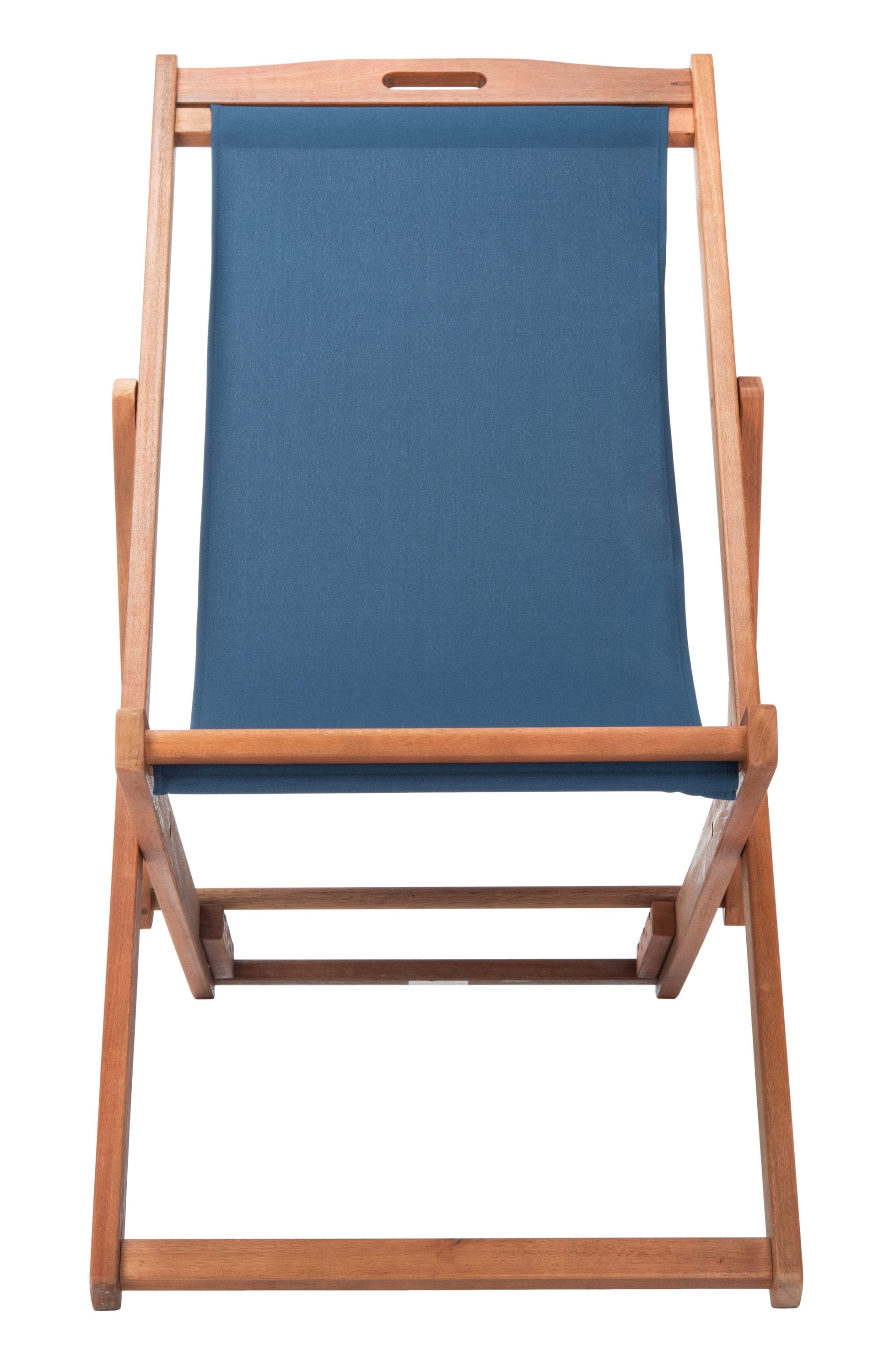 blue sling chair