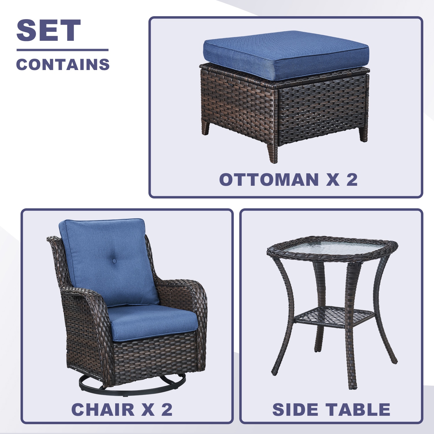 Rilyson FS023025014-1 Patio-Conversation-Sets - View #3