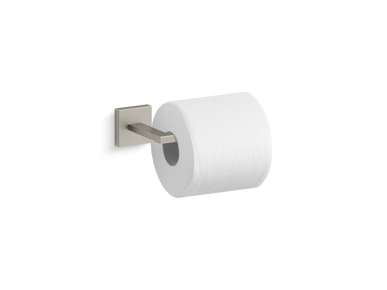 Toilet Paper Holder Brushed Nickel Metal Bathroom Flexible - Temu
