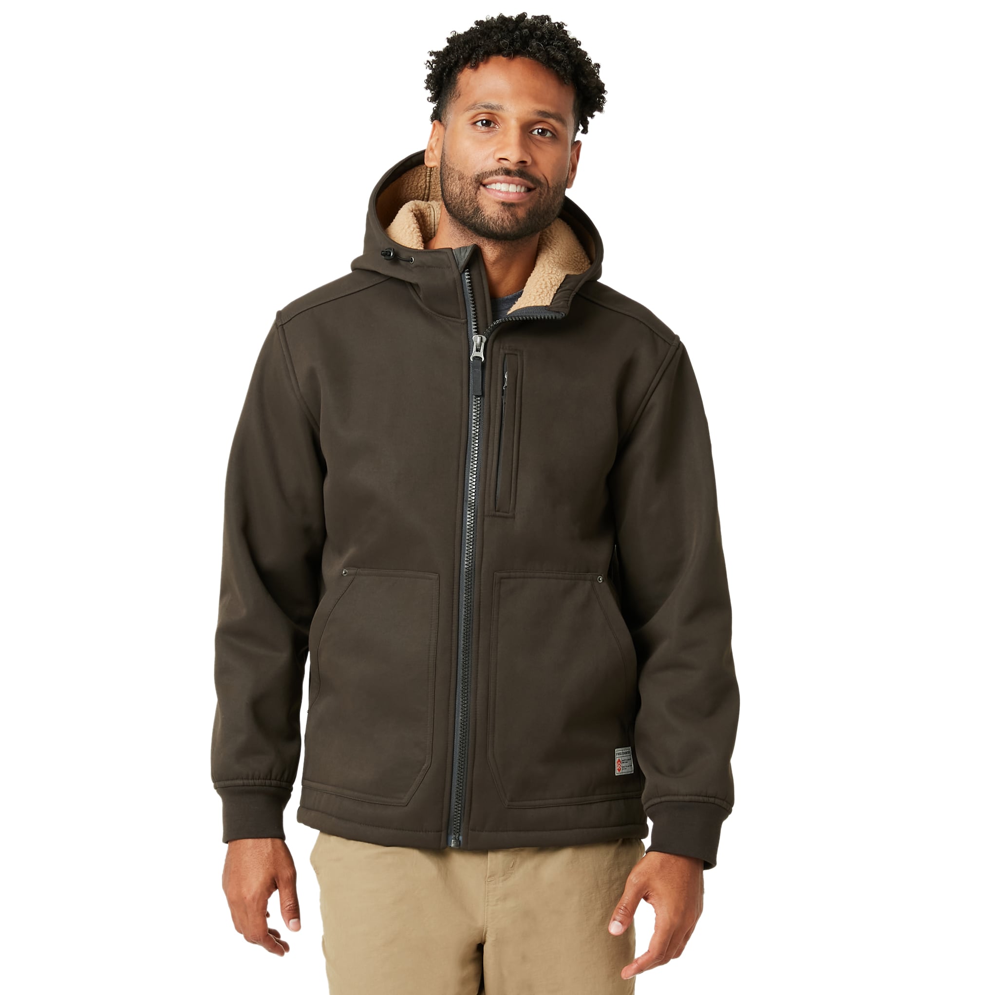 Free Country Men's Fudge Polyester Hooded Insulated Bomber 