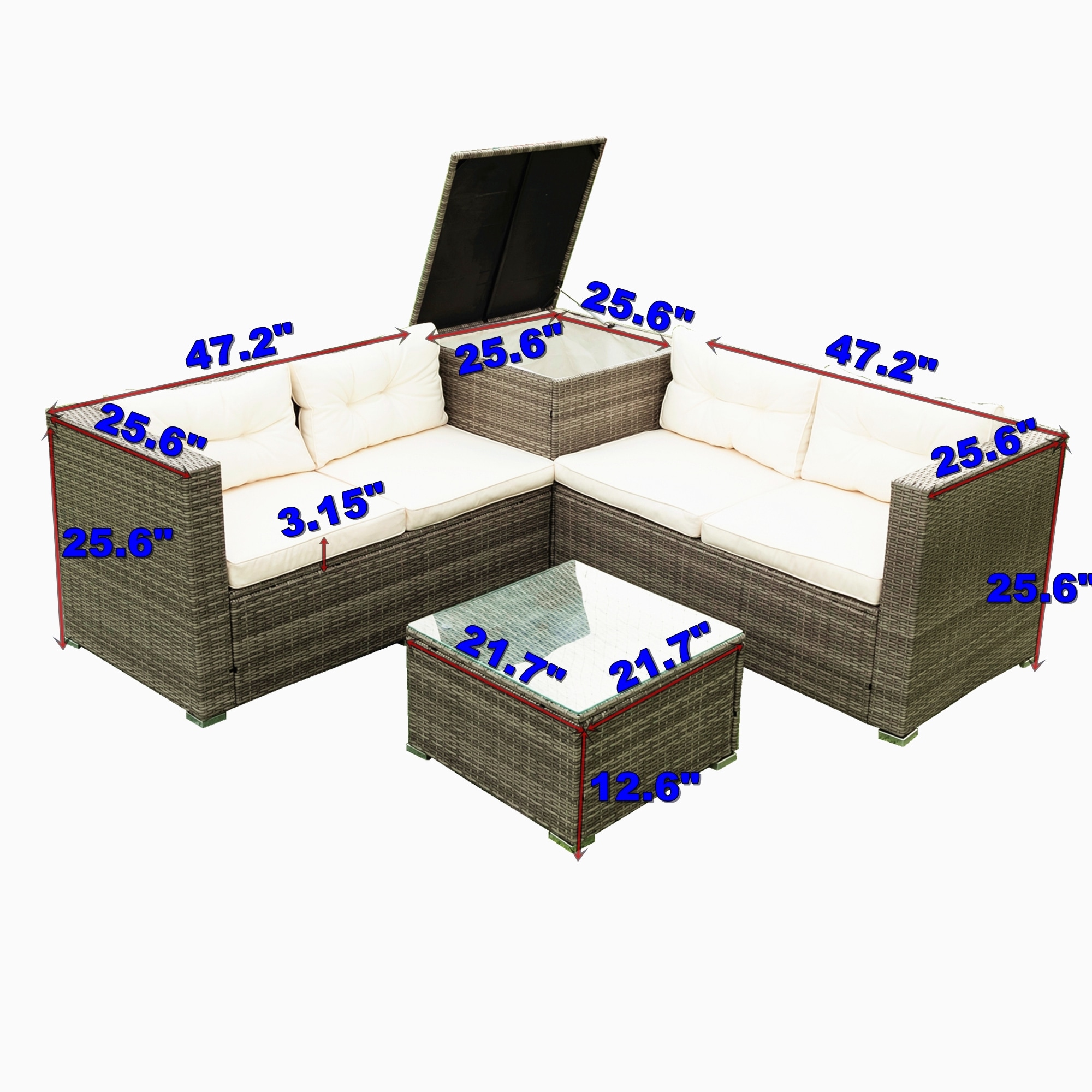 Flynama YC-V-W329-S00033 Patio-Conversation-Sets - View #13