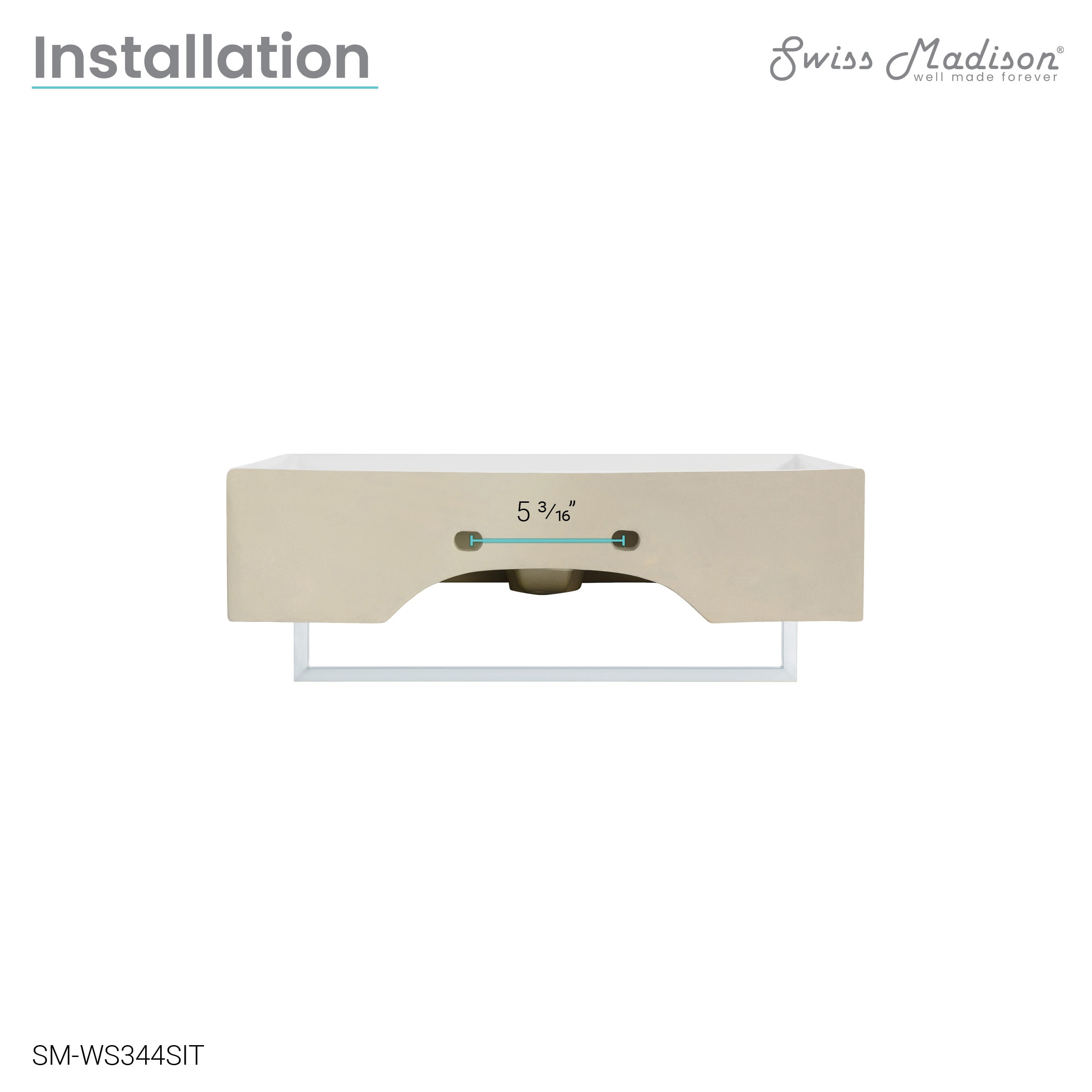 Swiss Madison SM-25-WSREI05CH Bath-Sink - View #4