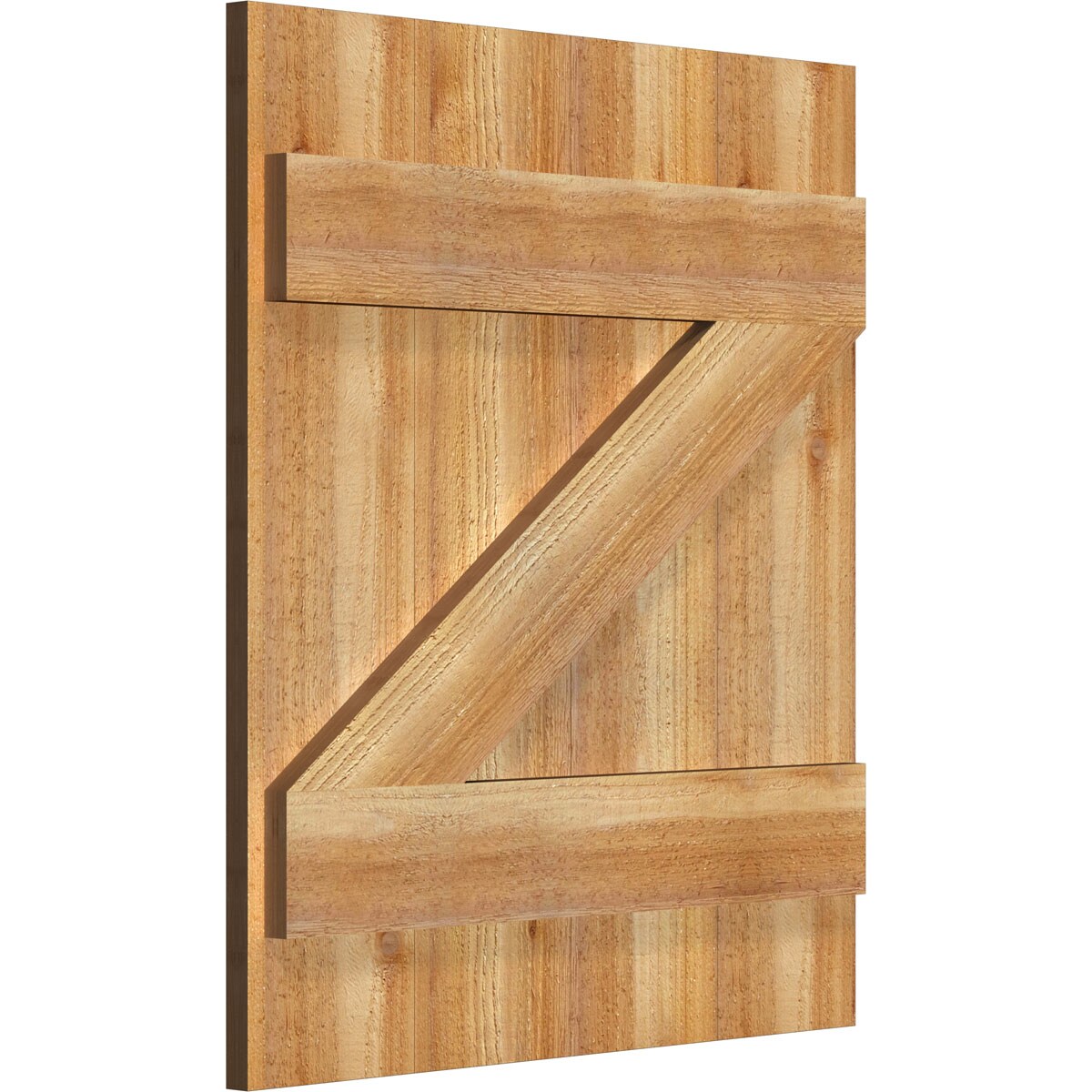 Ekena Millwork RBJ06Z21X025RWR Exterior-Shutters - View #2