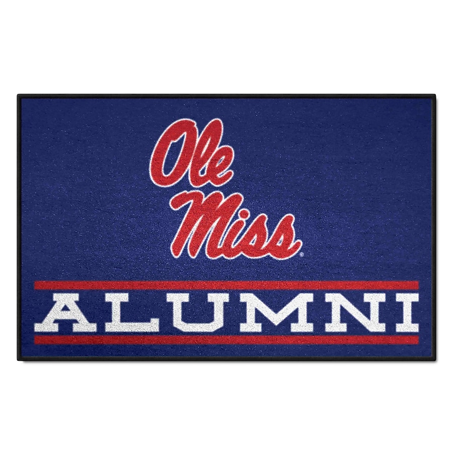 FANMATS Florida Gators 1-1/2-ft x 2-1/2-ft Blue Rectangular Indoor Door Mat FANMATS Florida Gators 1-1/2-ft x 2-1/2-ft Blue Rectangular Indoor Door Mat
