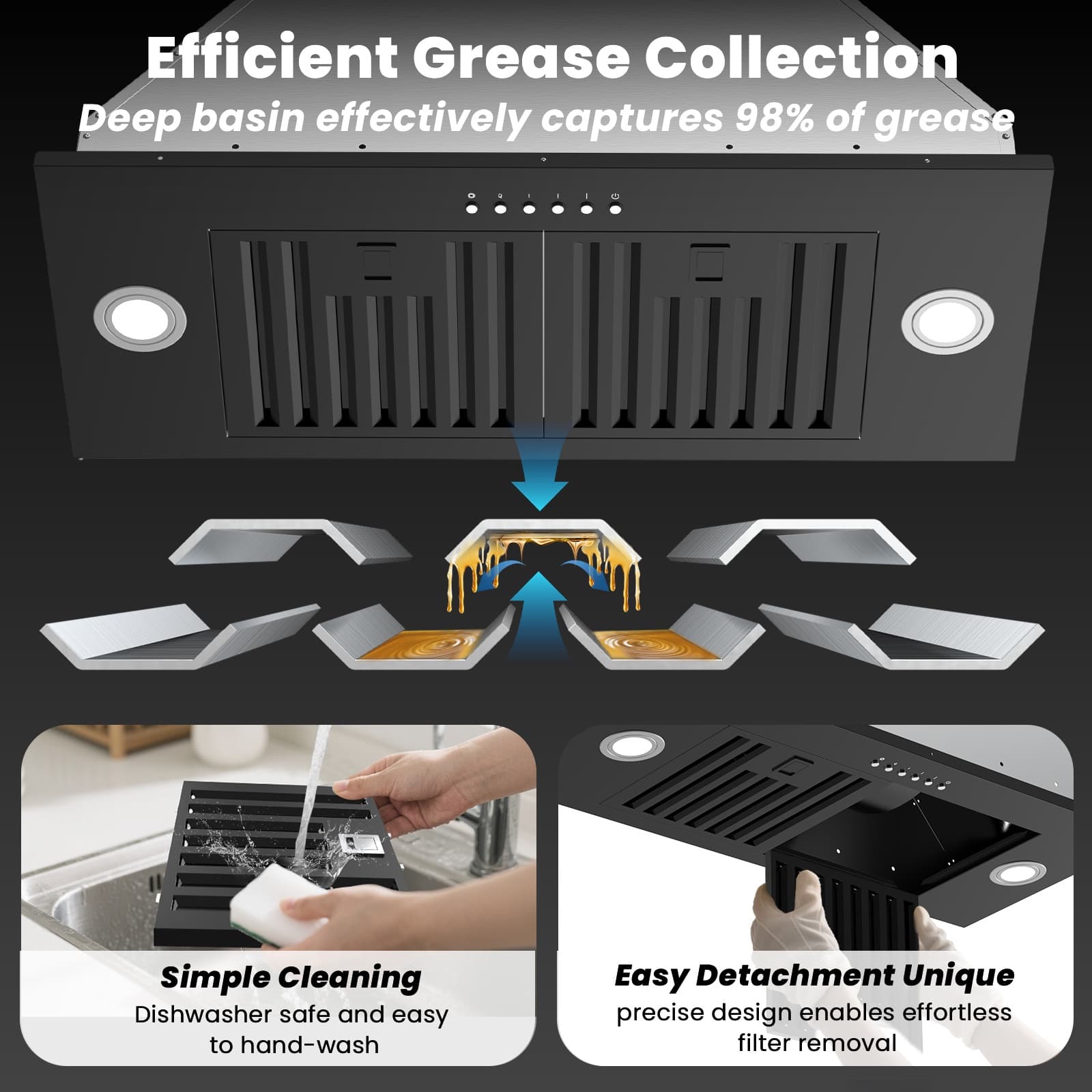 DIVAN DHB01-36B Undercabinet-Range-Hoods - View #7