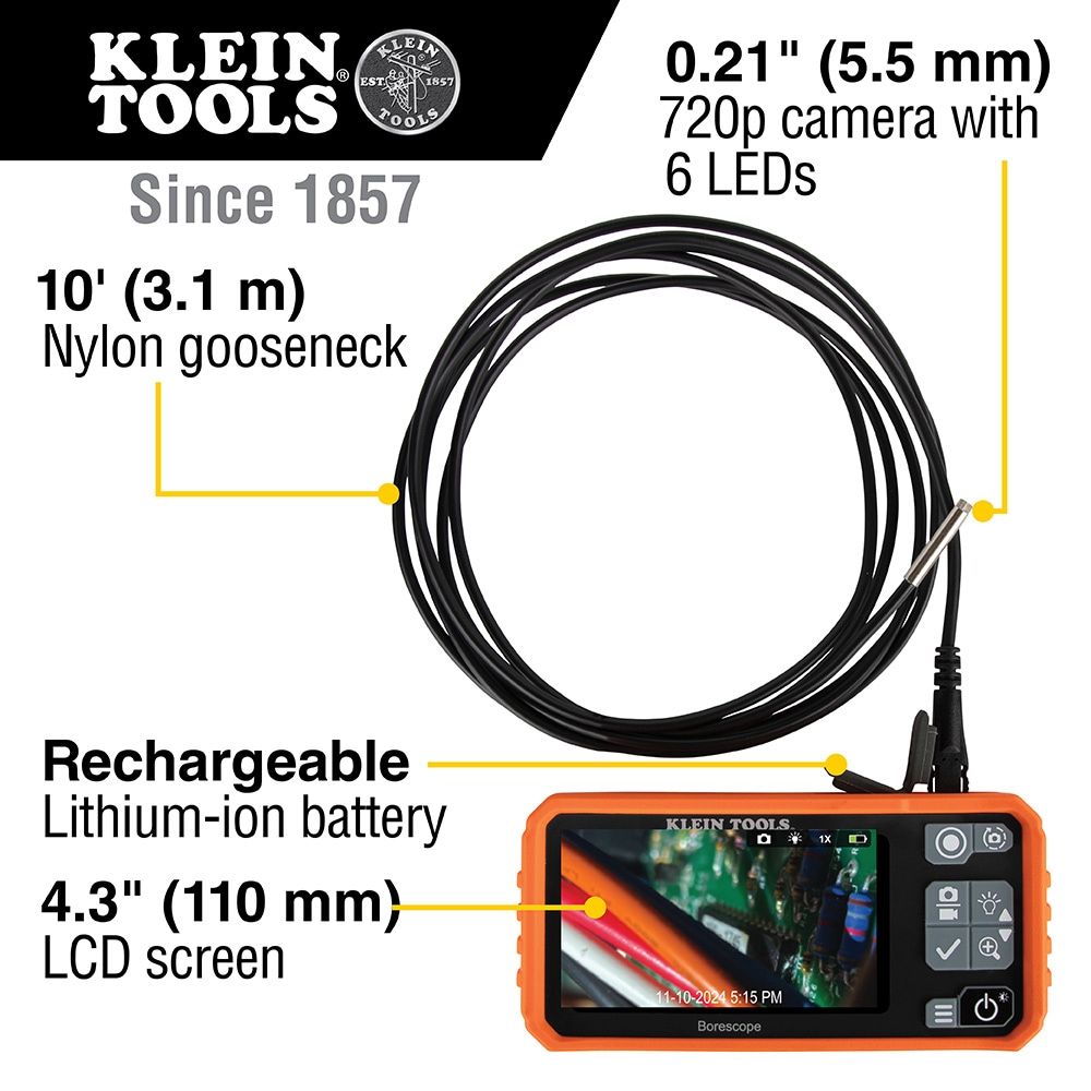 Klein Tools ET17 Inspection-Cameras - View #2