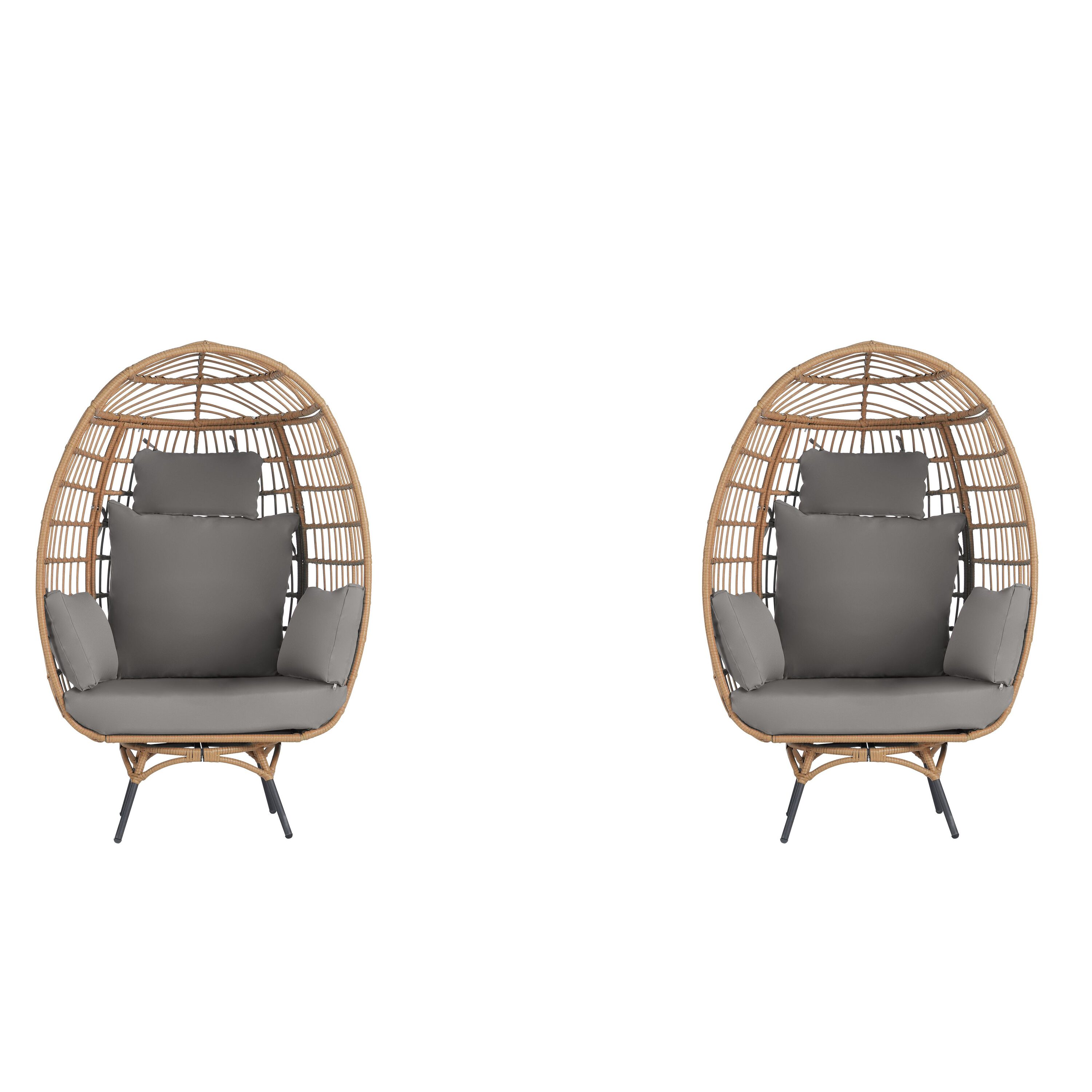 SANSTAR L-RJDC68GY-BB Patio-Chairs - View #2