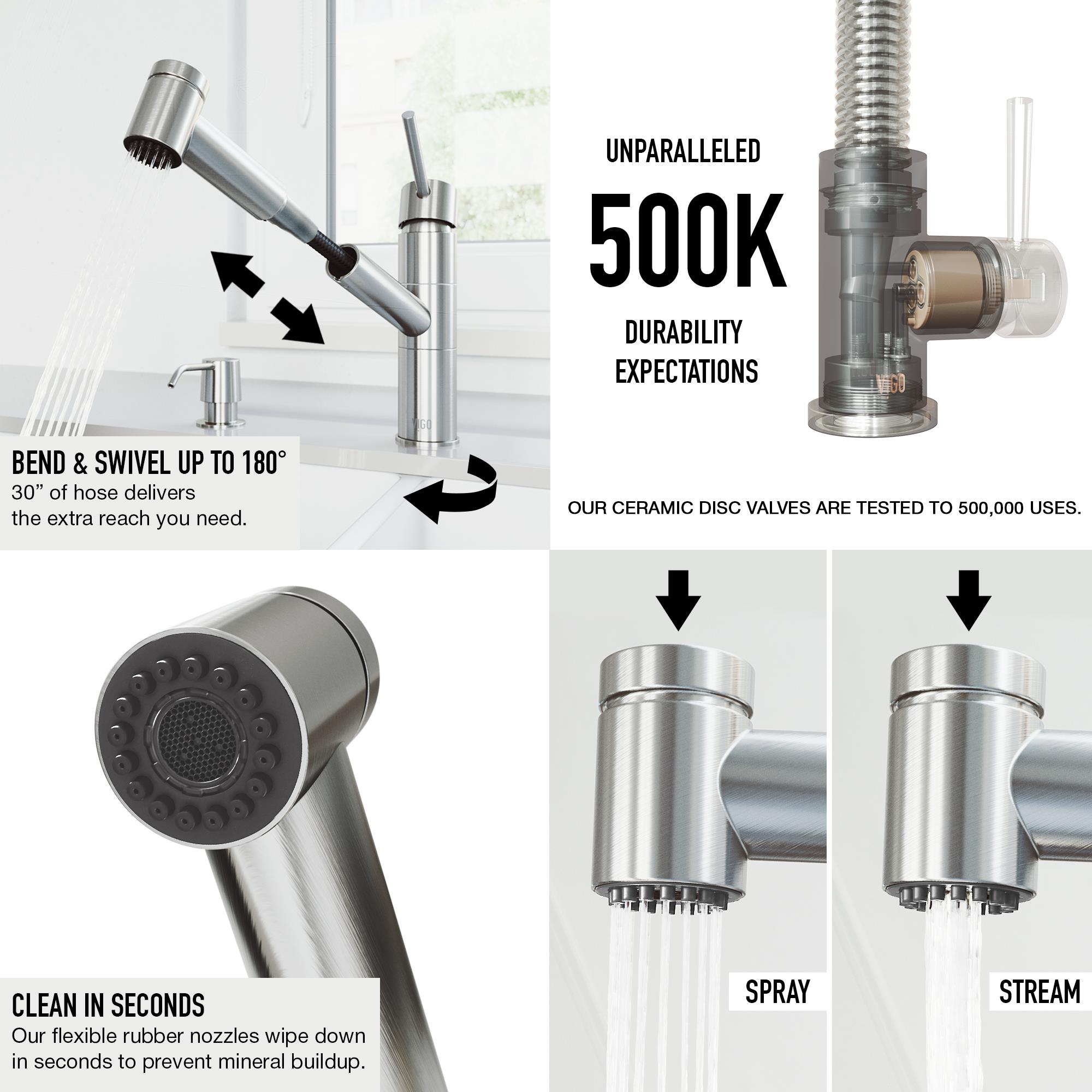 VIGO VG02021STK2 Kitchen-Faucets - View #9