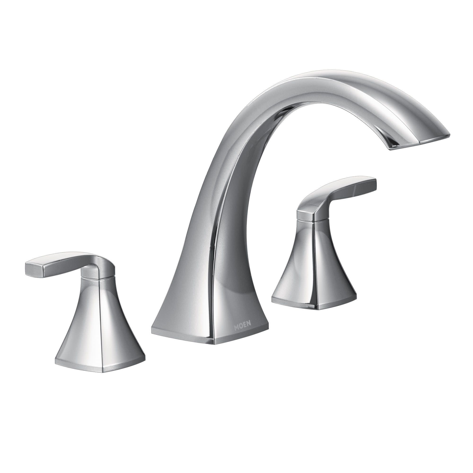 Elegant Polished Nickel Two-Handle Widespread Bathroom Faucet