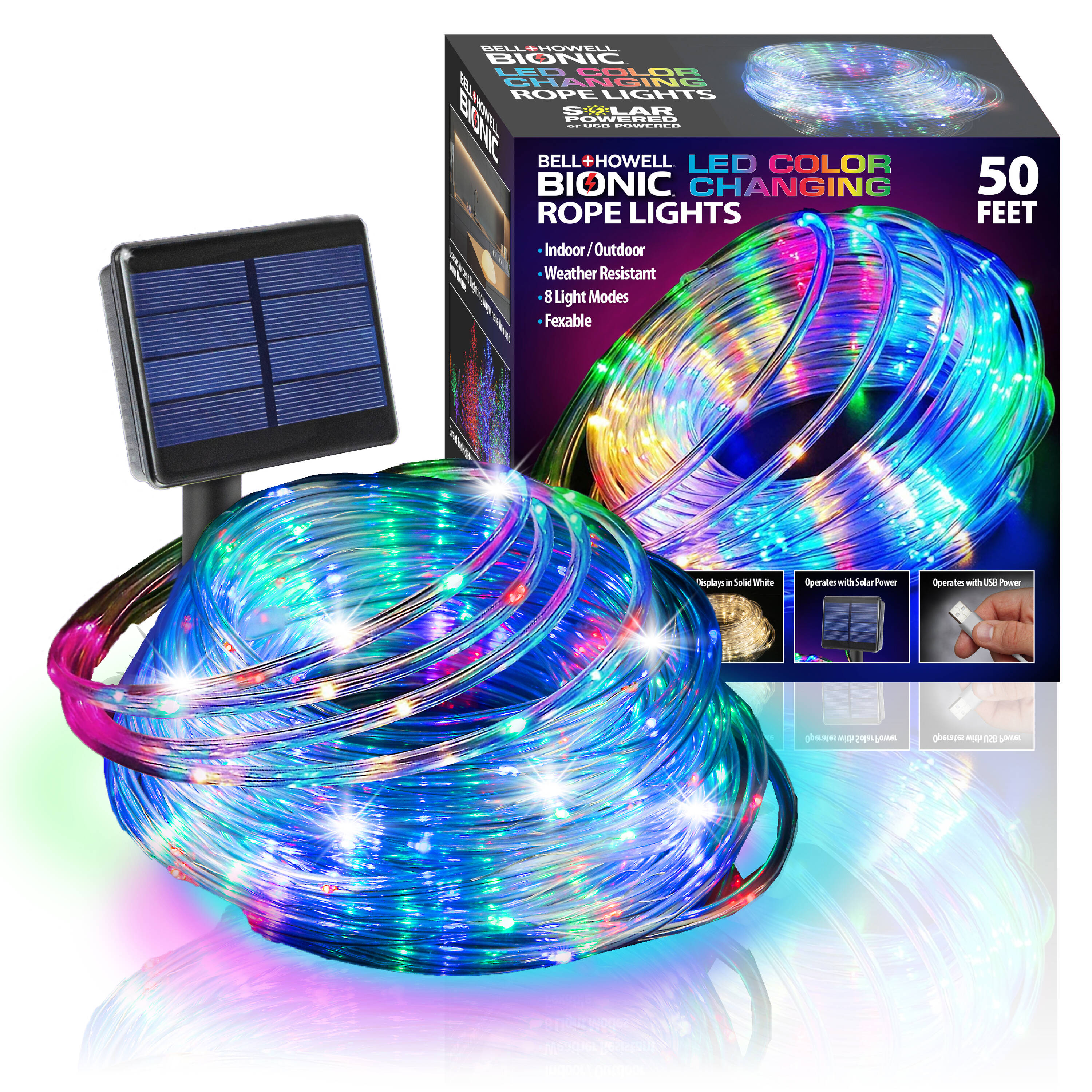 BELL + HOWELL Multicolor Decorative Rope & Strip Lights at Lowes.com