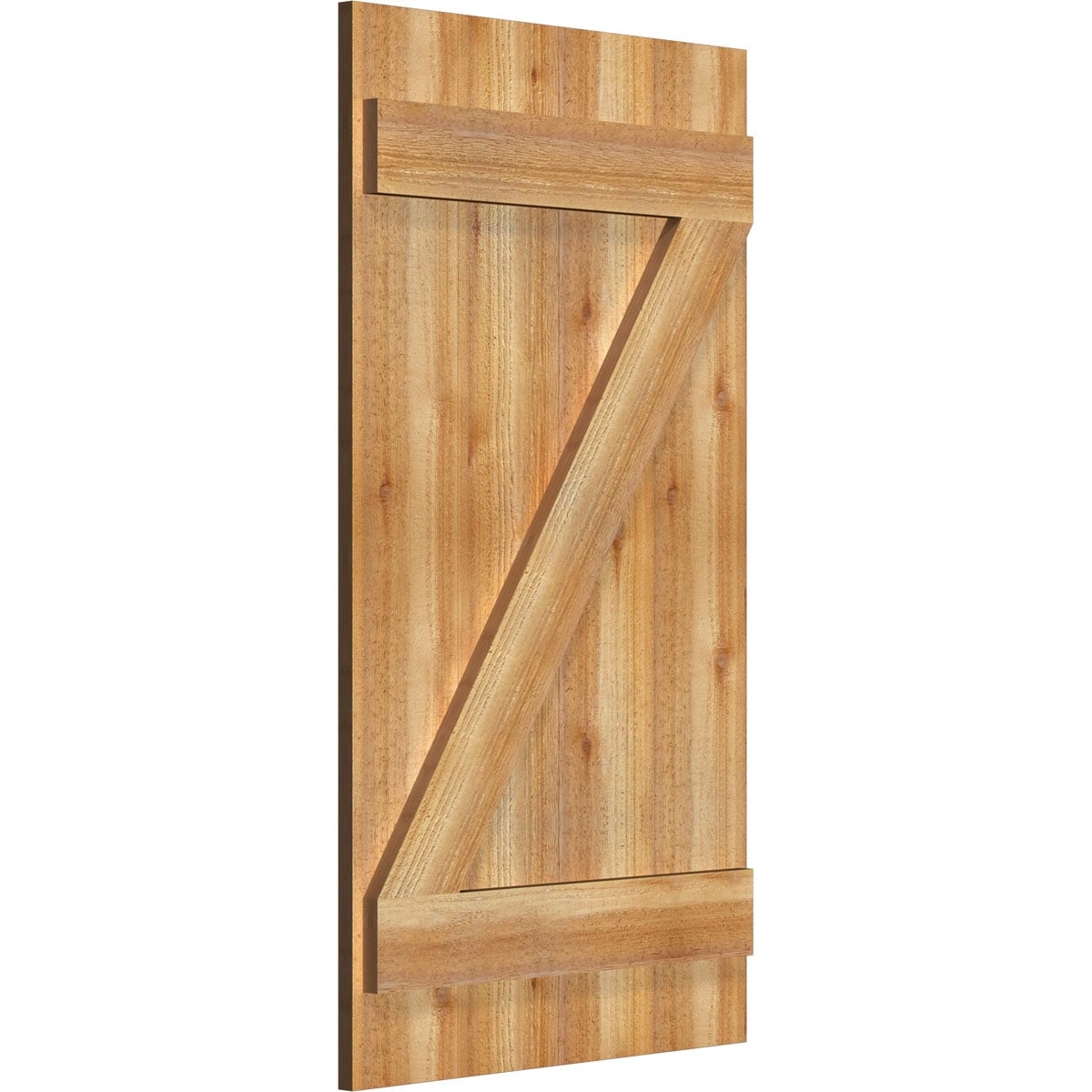 Ekena Millwork RBJ06Z21X039RWR Exterior-Shutters - View #2