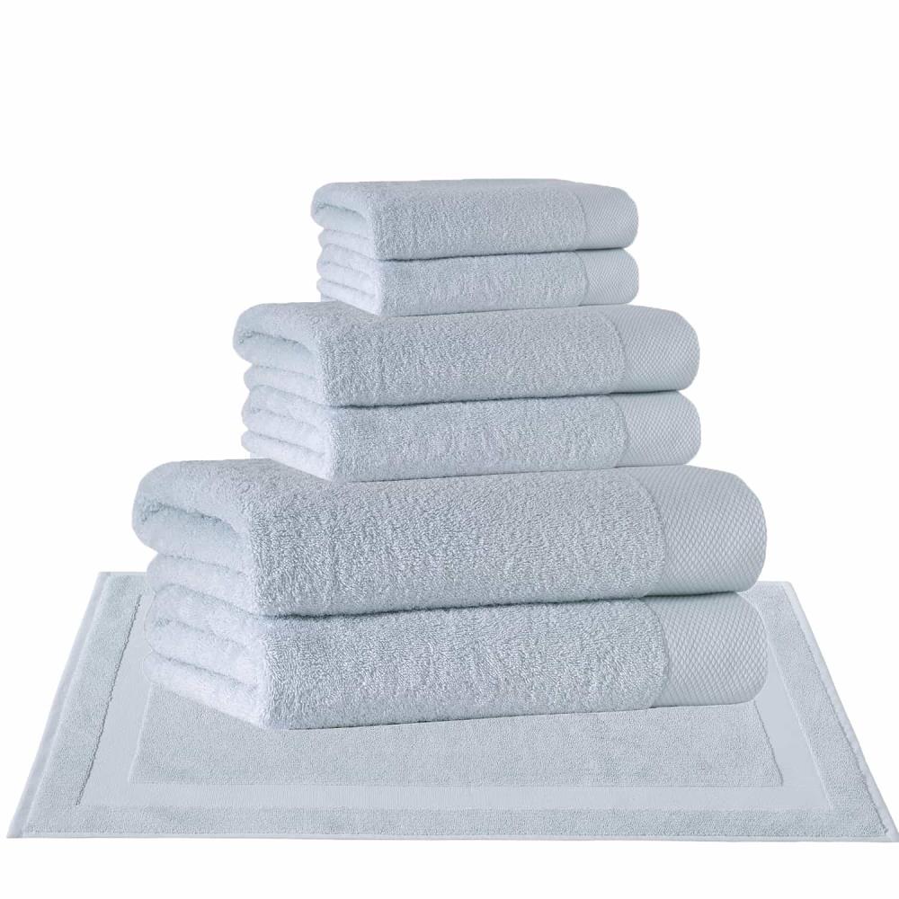 Enchante Home Signature Turkish Cotton 4 Pcs Hand Towels - Waterfall