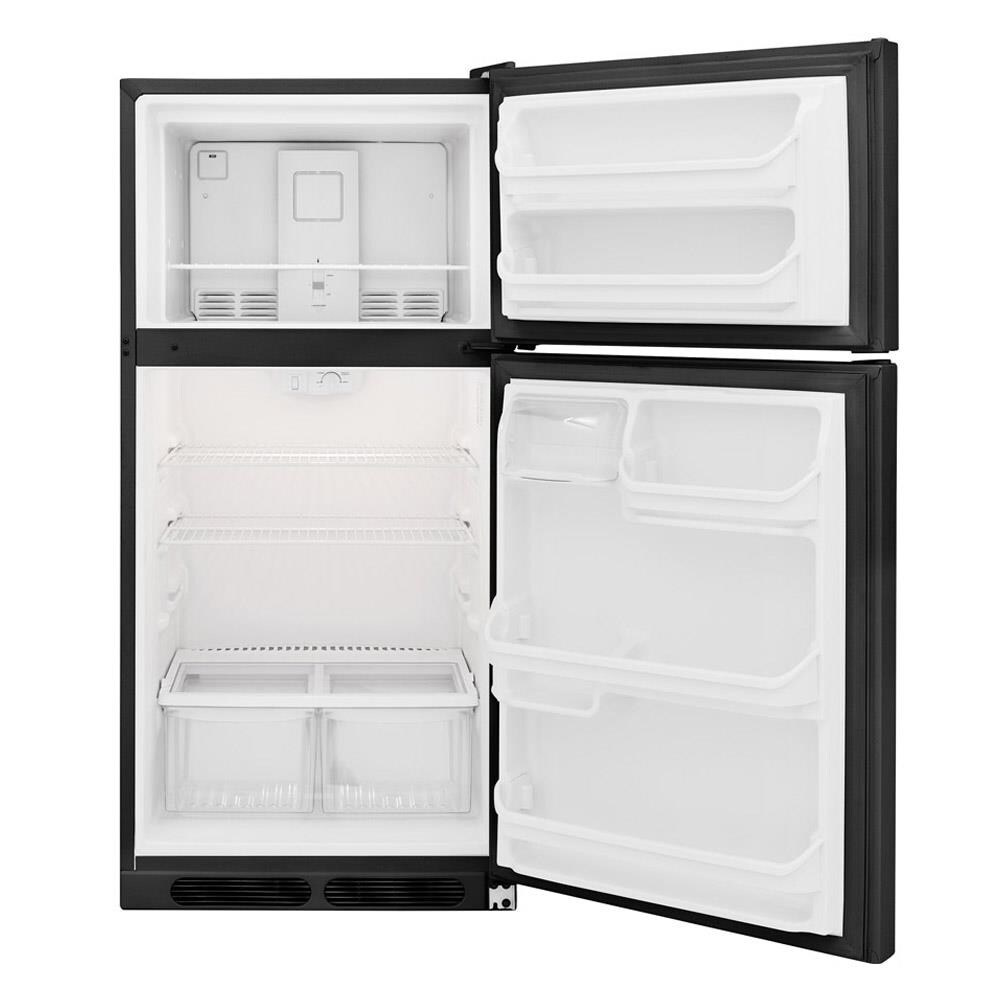 Frigidaire 14.5-cu ft Top-Freezer Refrigerator (Black) ENERGY STAR at ...