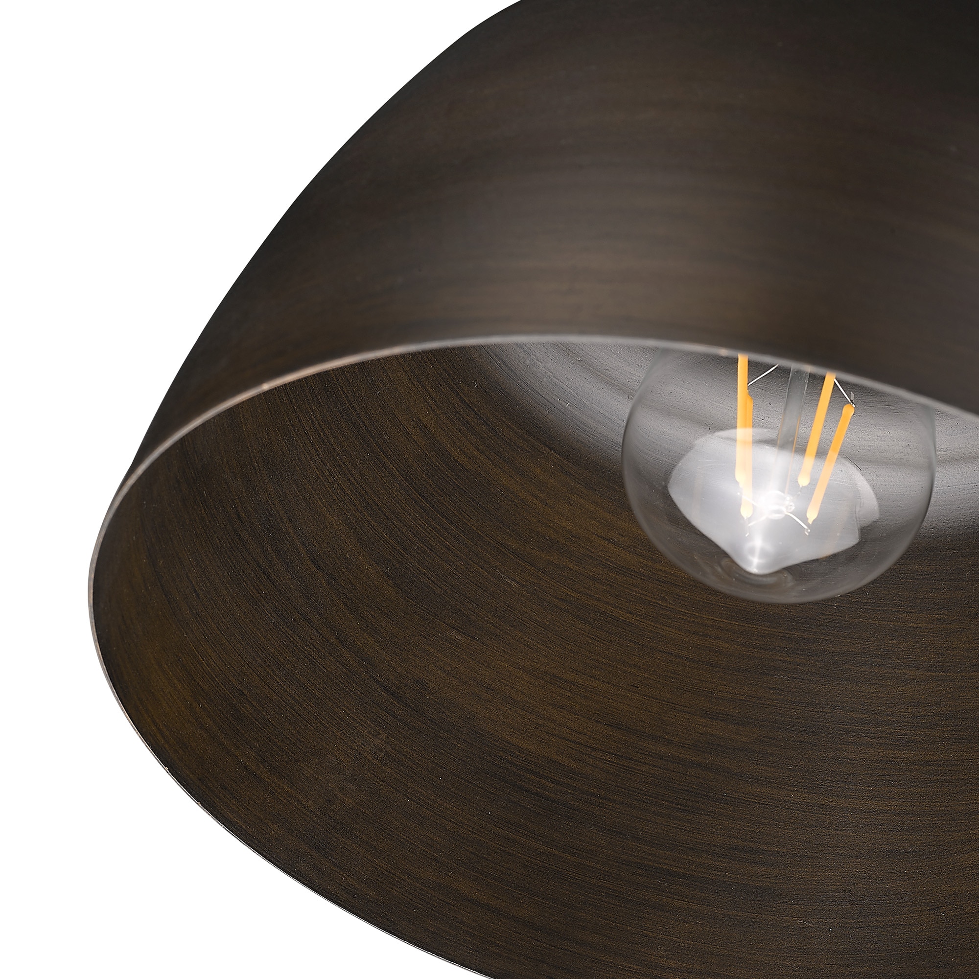 Holmes Rubbed Bronze Mini Pendant Light with Dome Shade