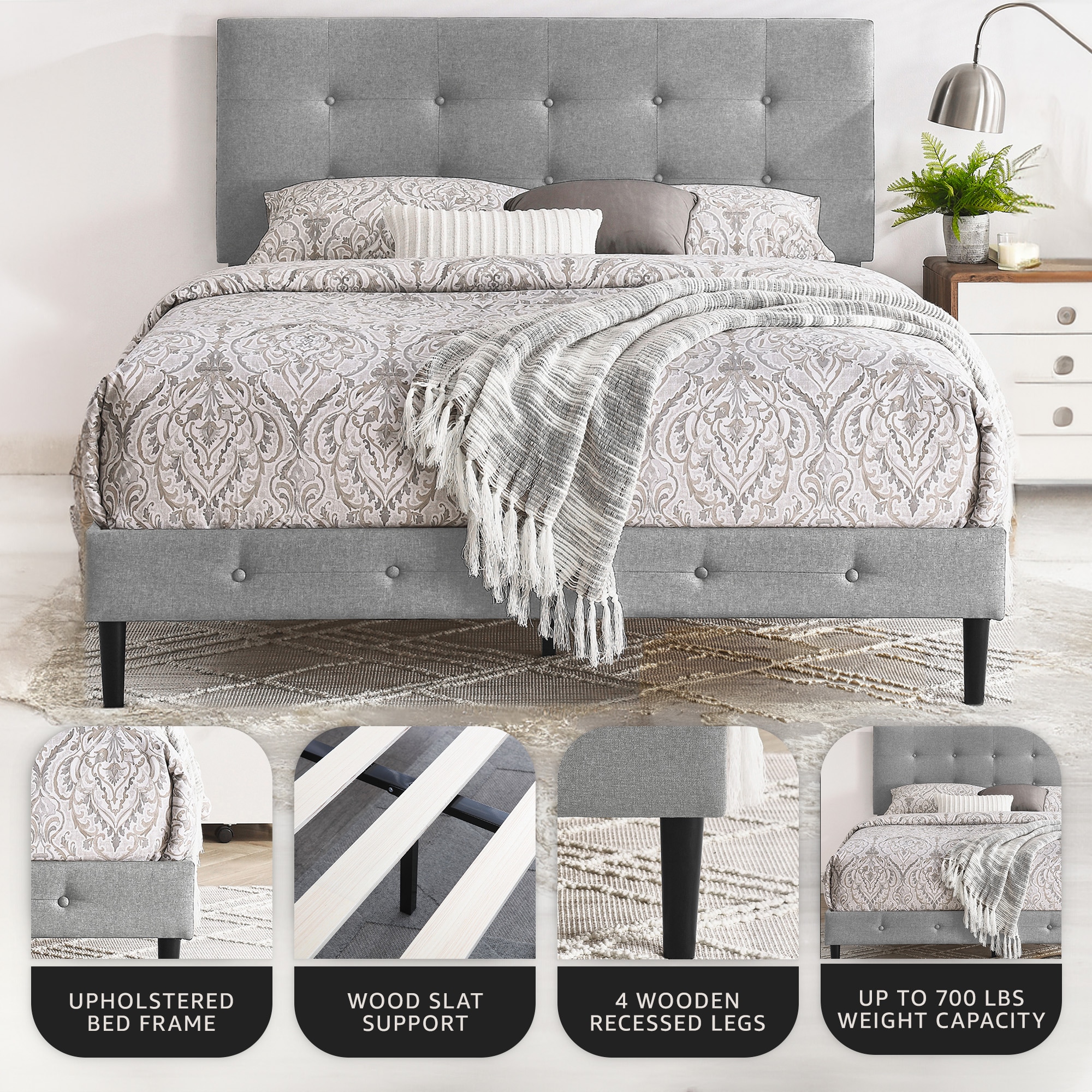 DeCoro 411252 Upholstered-Headboards - View #2