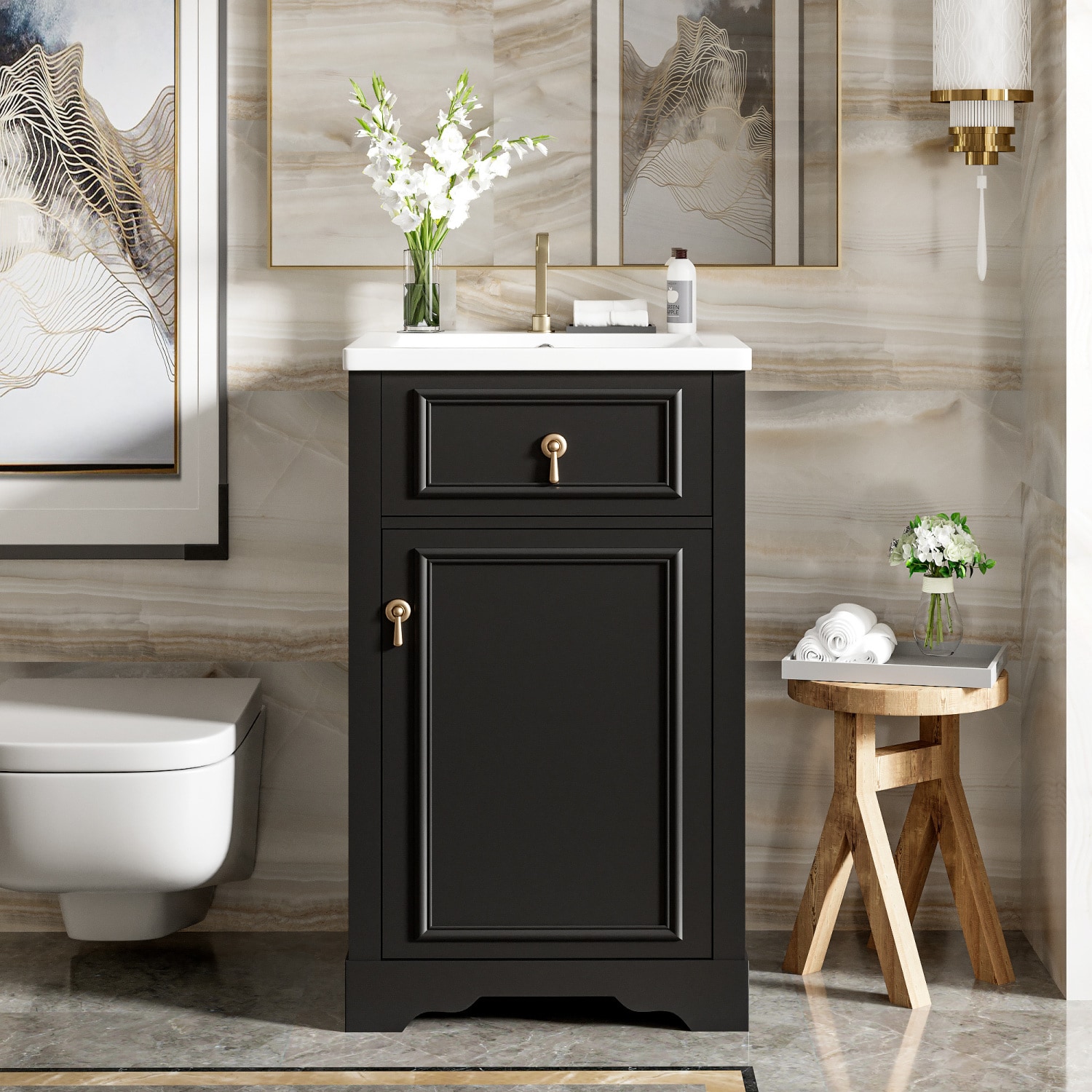 Streamdale Furniture N729P192077B Bath-Vanity-Combo - View #3