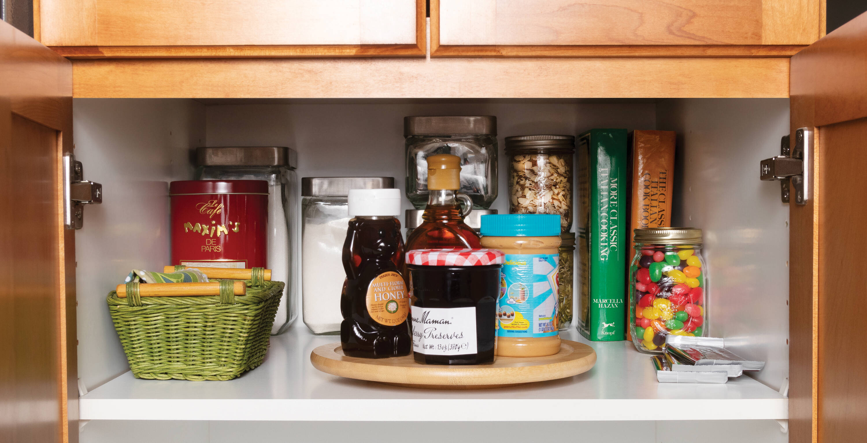 Tabletop Bamboo Spice Rack