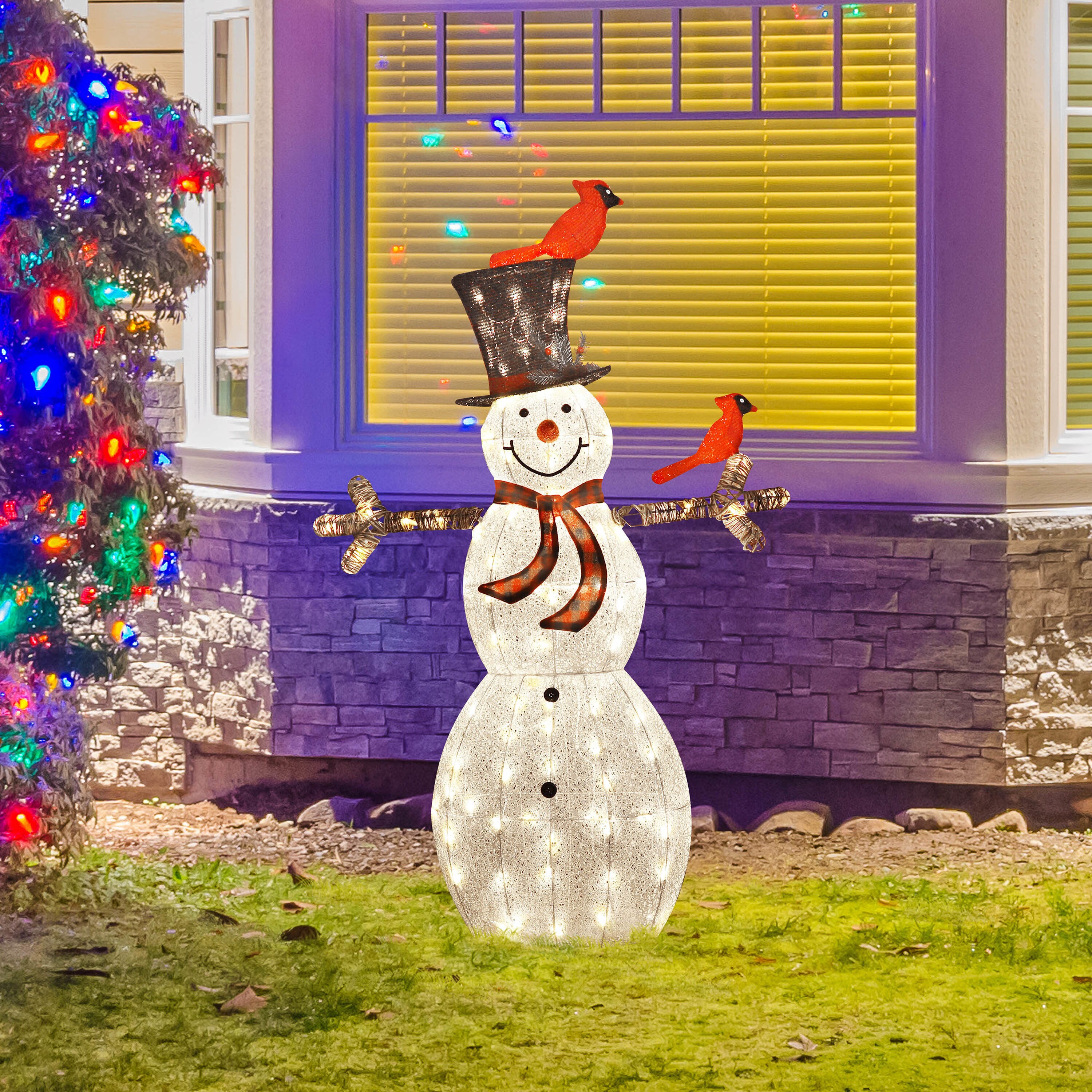LED Snowman Outdoor Christmas Decorations at Lowes.com