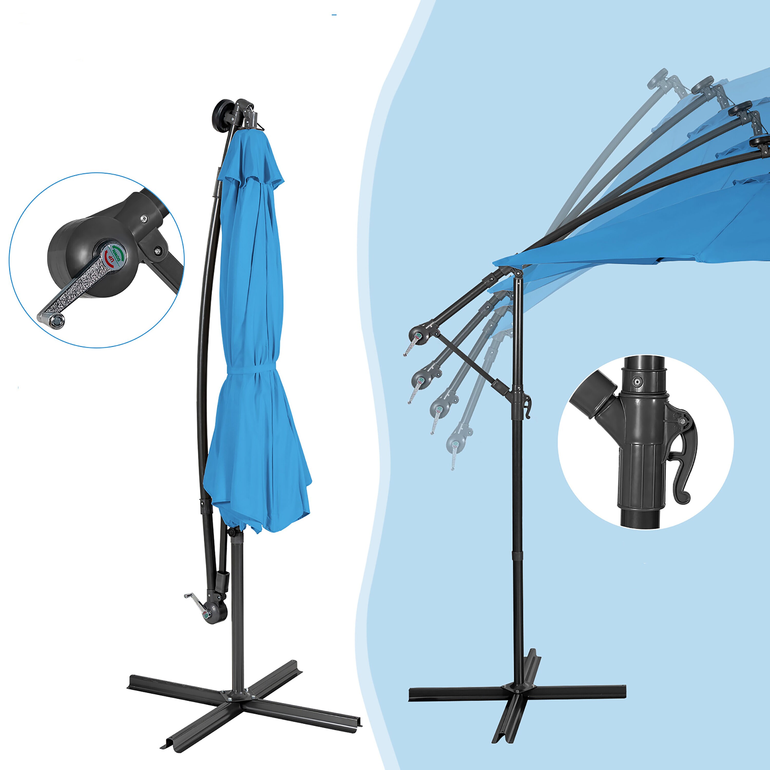 Costway NP10194LS Umbrellas-2 - View #3