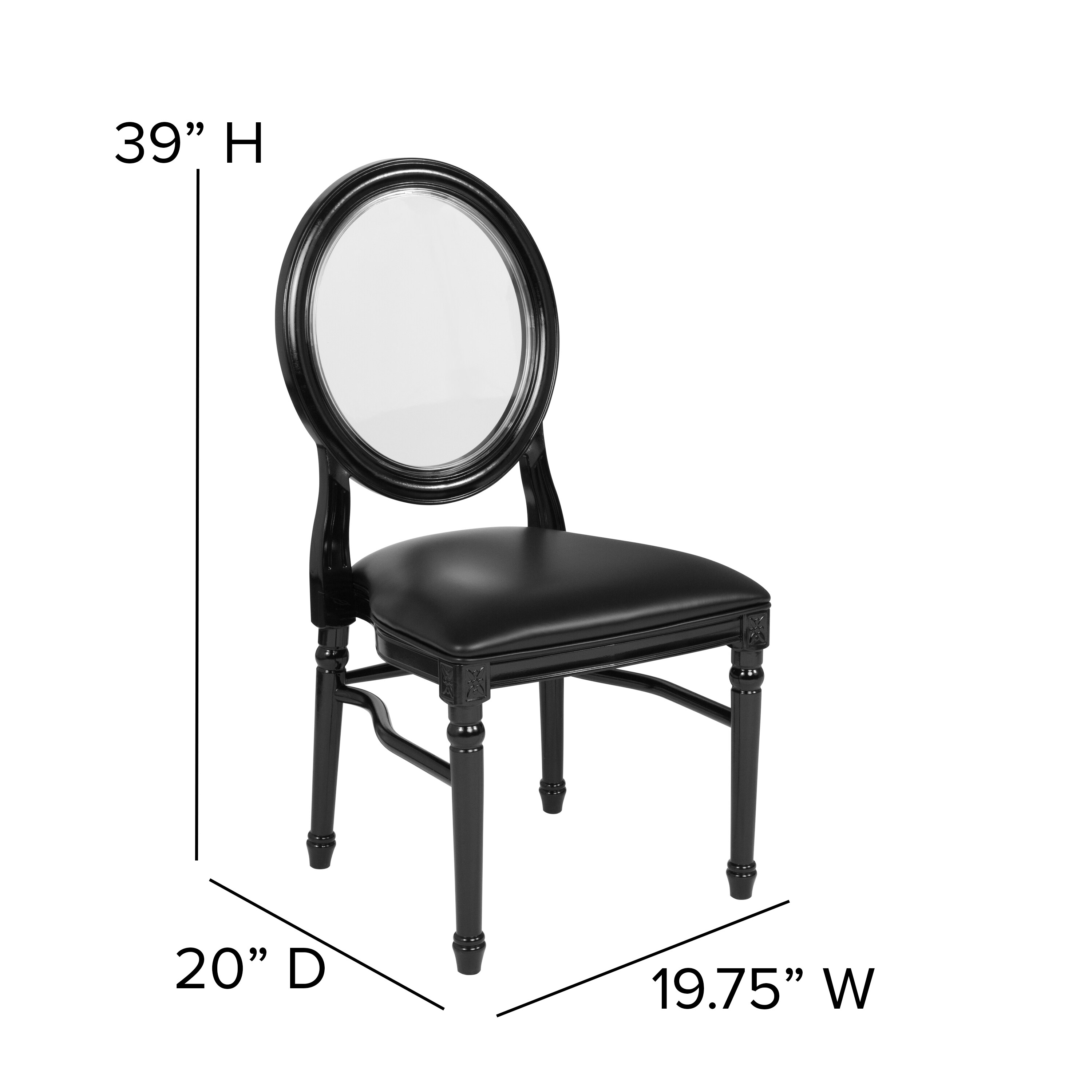 Flash Furniture Hercules Series 900 Lb. Capacity King Louis Chair