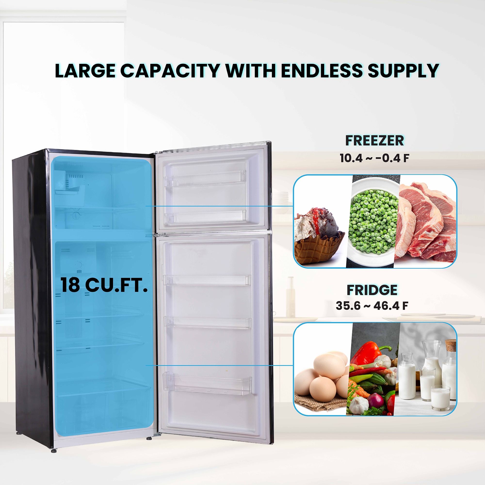 ConServ RRFI 18 B Top-Freezer-Refrigerators - View #8