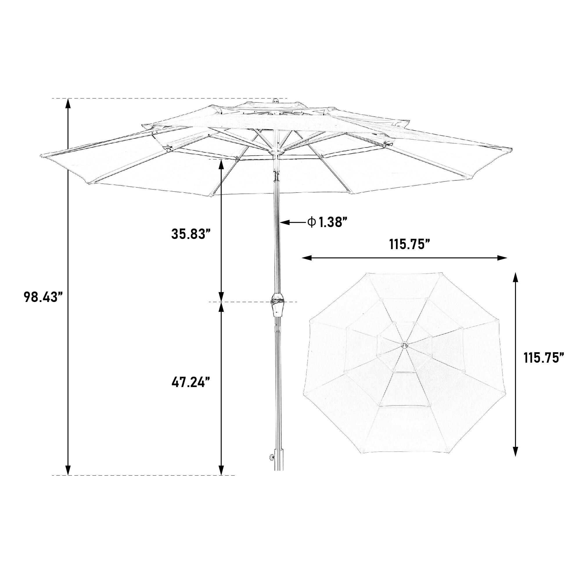 Bayfeve BFHF-234556-OD Umbrellas-2 - View #4