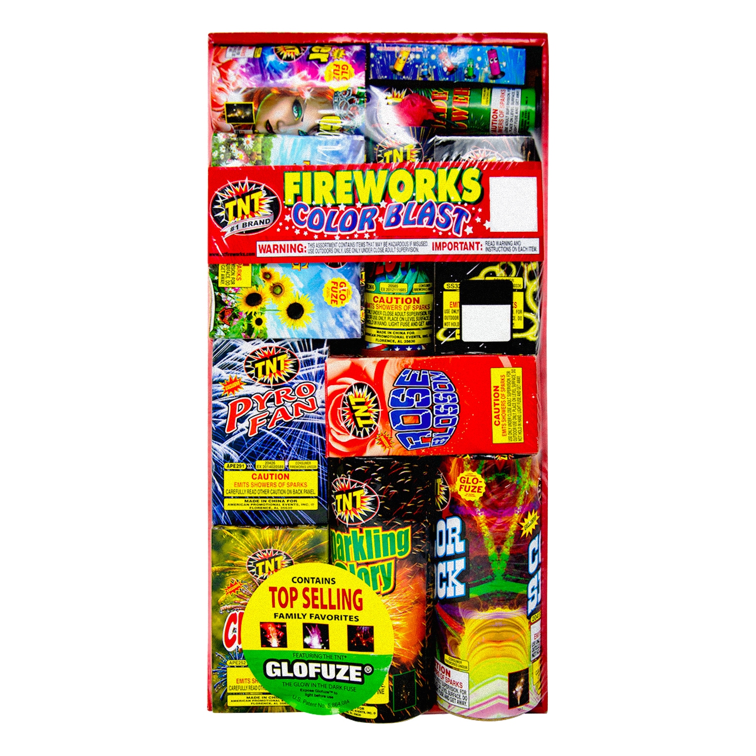 TNT Fireworks Color Blast Tray Firework - Sparkling Assortment of Colorful  Fountains - Includes 1 Fountain - Create Dazzling Firework Effects in the  Fireworks department at