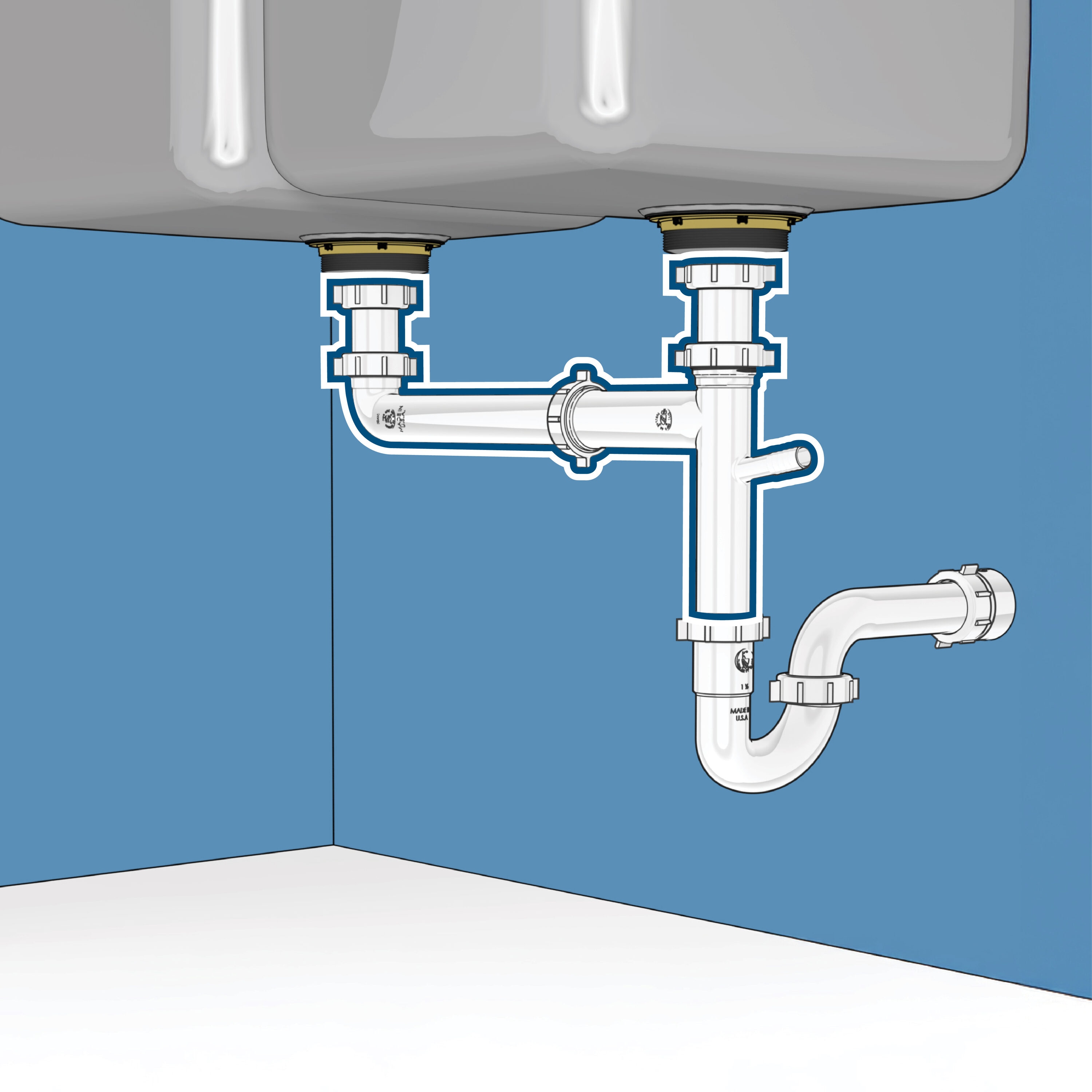 Dearborn 1000000496 Under-Sink-Tubular-Drainage - View #5