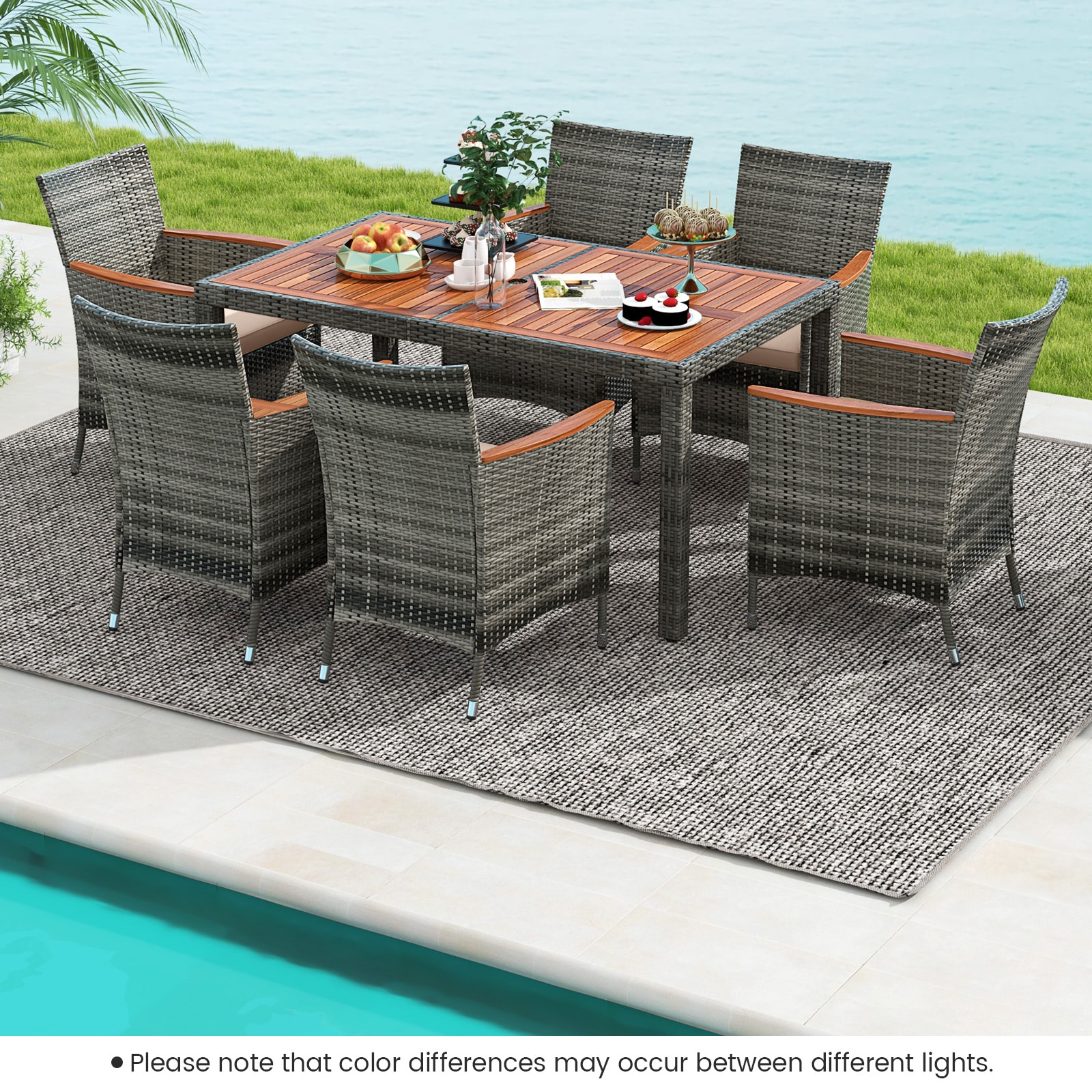 Forclover HBV-65219B Patio-Dining-Sets - View #2